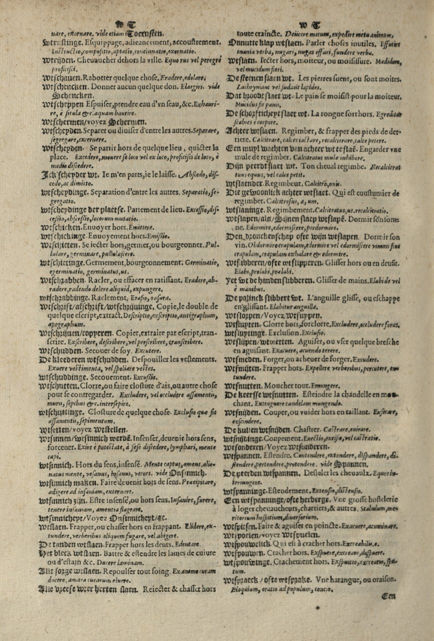 1573 - Christophe Plantin - Trésor du langage bas-allemand - Greifswald 1573 - Christophe Plantin - Trésor du langage bas-allemand - Greifswald