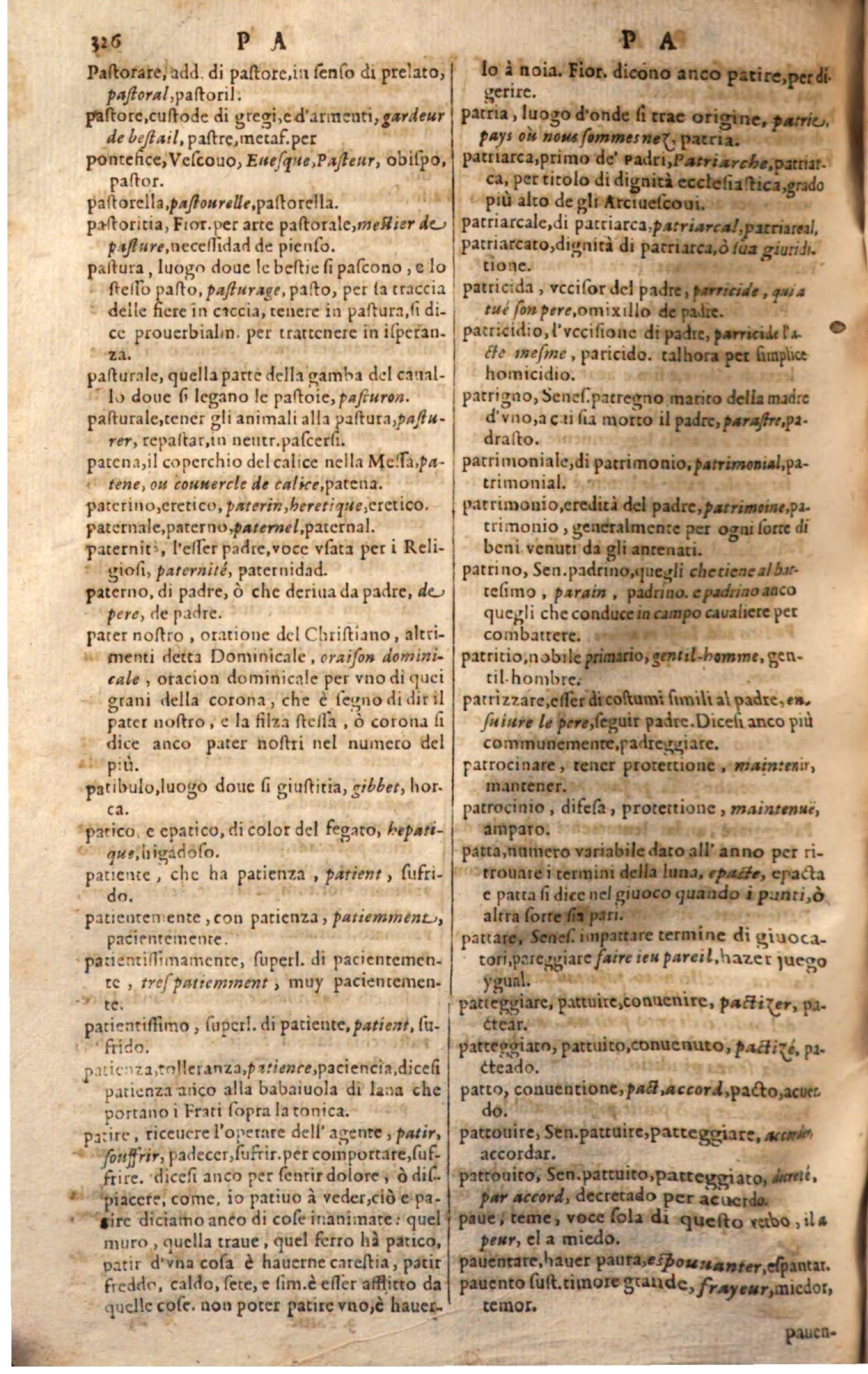 1644 - Jacques Crespin - Trésor des trois langues - Passau
