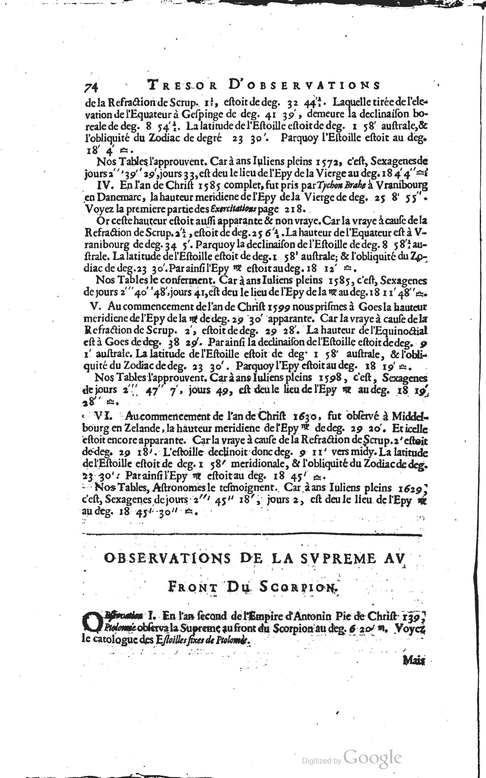 1634 - Zacharie Roman - Les Tables perpétuelles - Universiteit Leiden