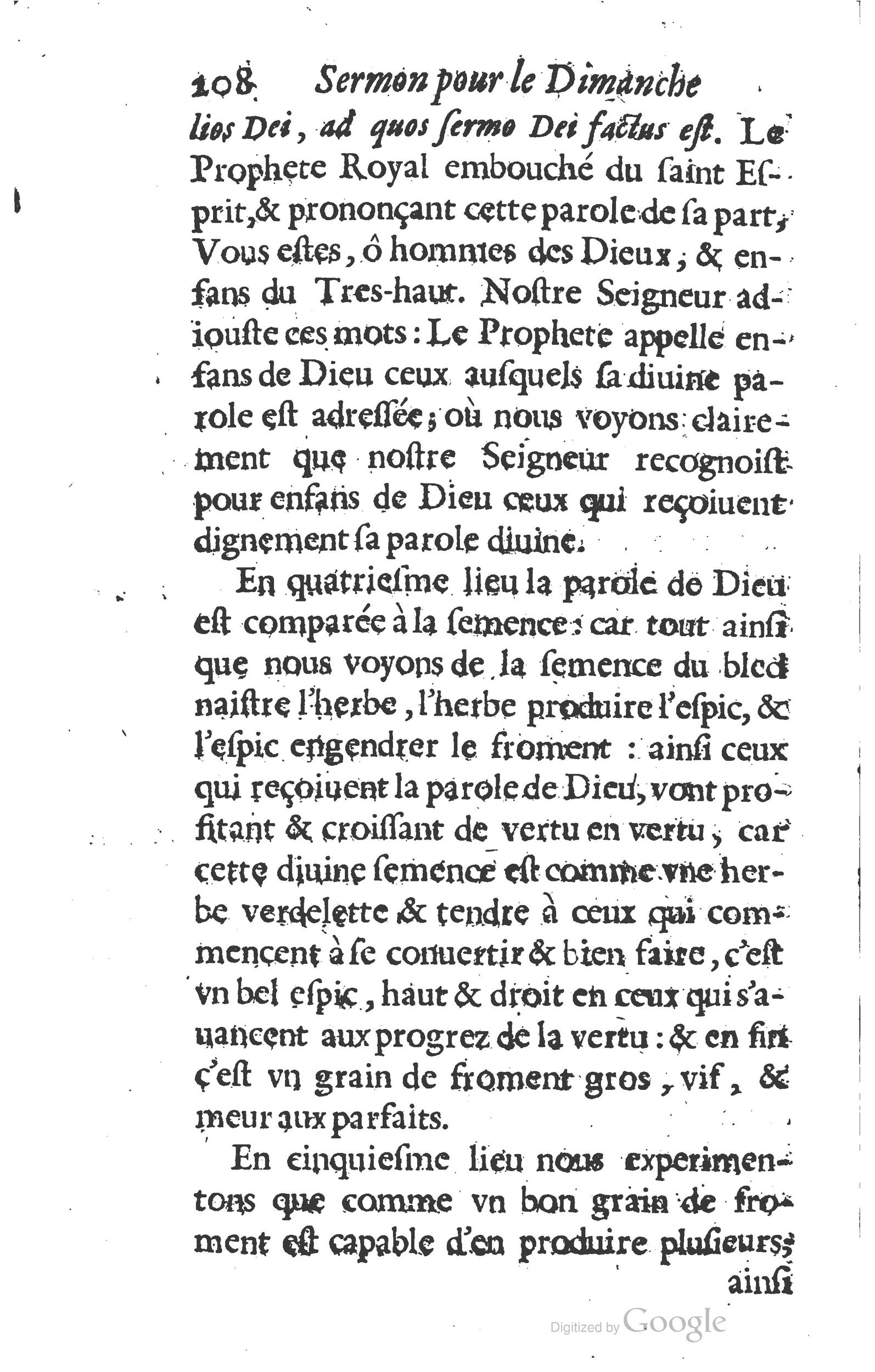 1629 - Manassés de Préaulx - Sermons ou Trésors de la piété chrétienne - BM Lyon