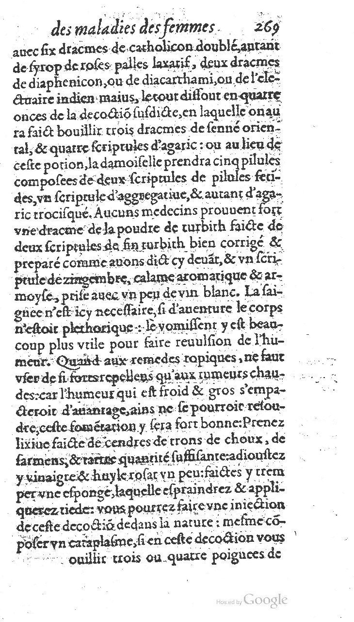 1585 - Jacques du Puis - Trésor des remèdes secrets pour les maladies des femmes - BnF