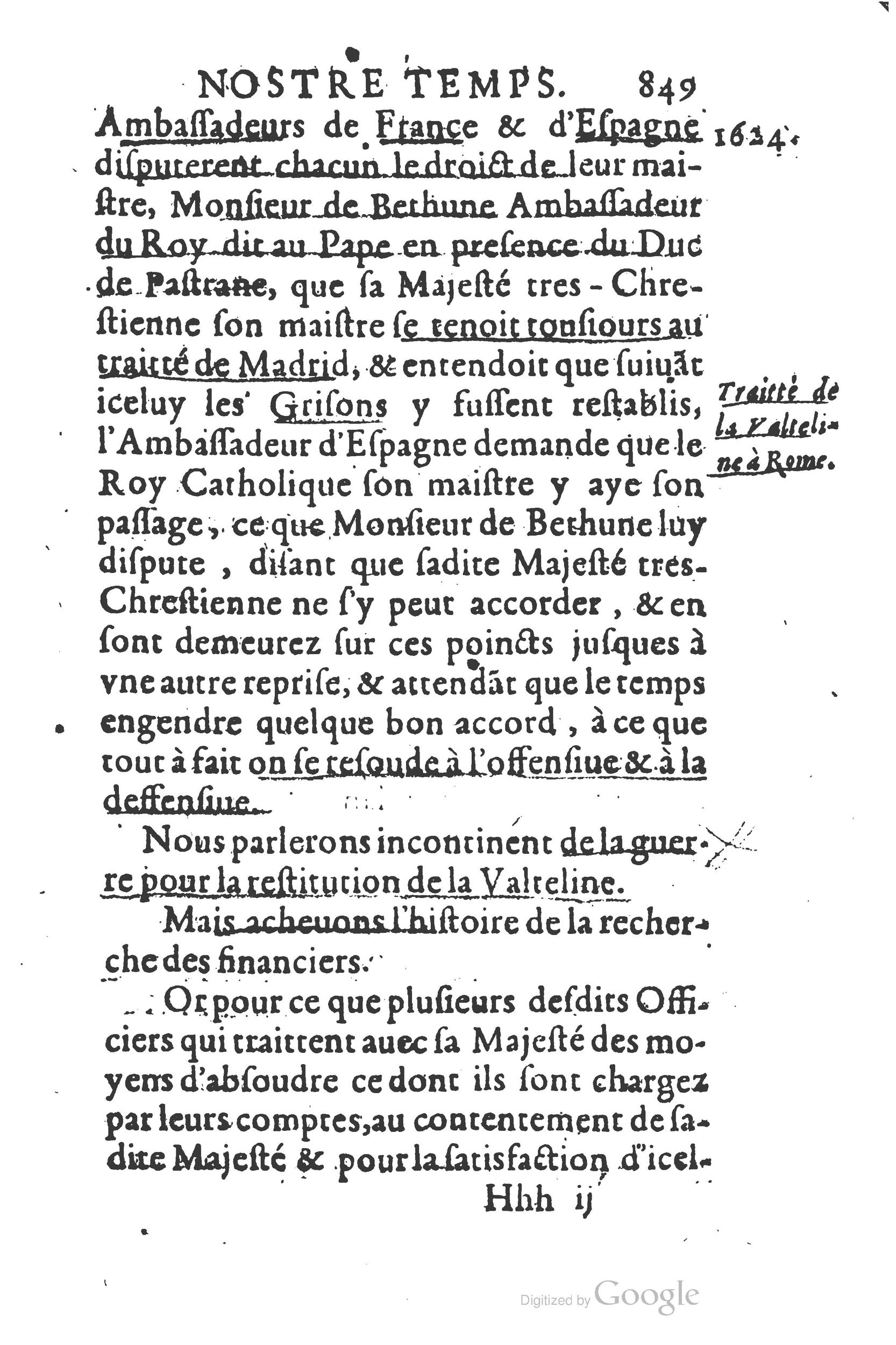 1626 - Joseph Bouillerot - Trésor de l’histoire générale de notre temps - BSB Munich