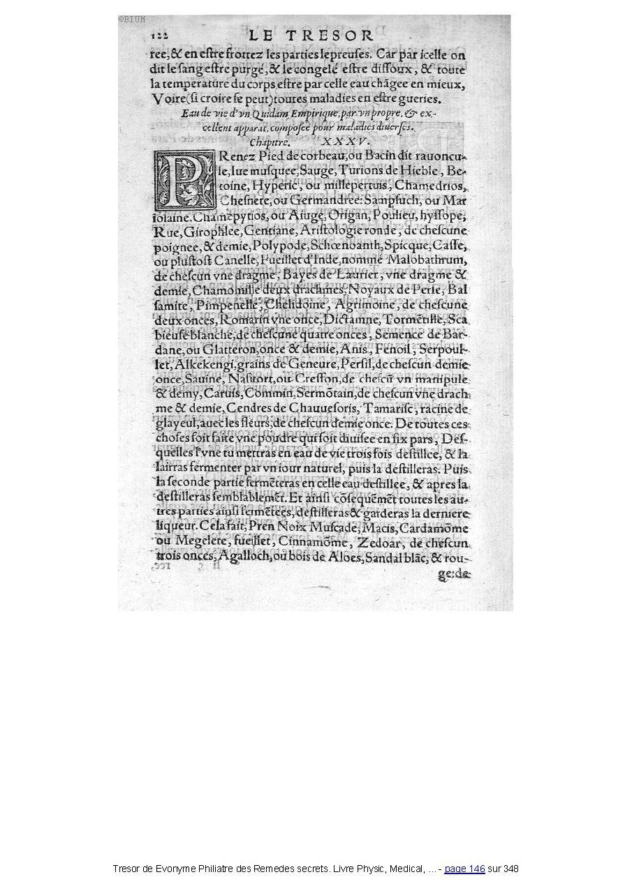 1555 - Balthazar Arnoullet - Trésor d’Évonyme Philiatre - Université Paris Cité