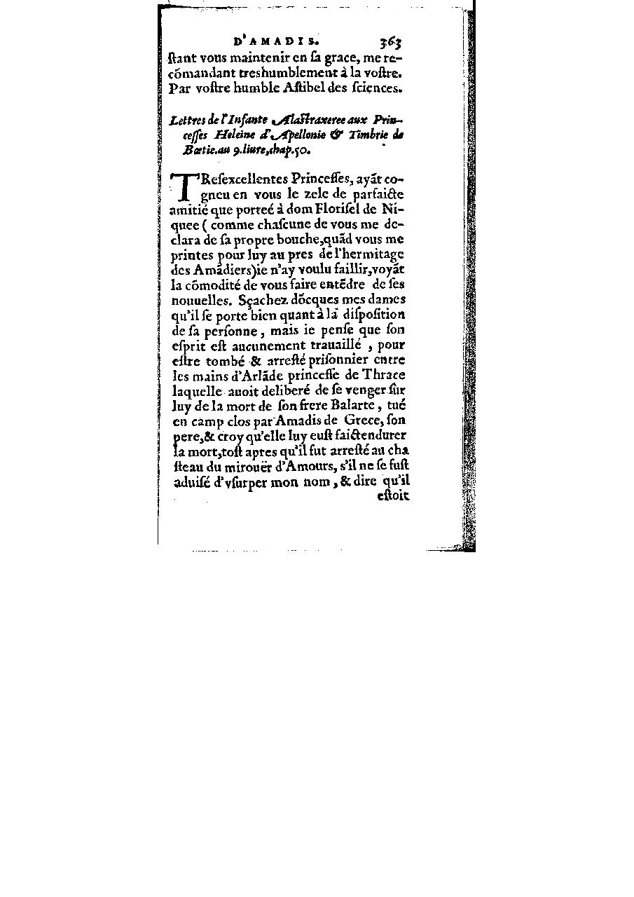 1572 - Veuve Gabriel Cotier - Trésor des Amadis - BM Lyon