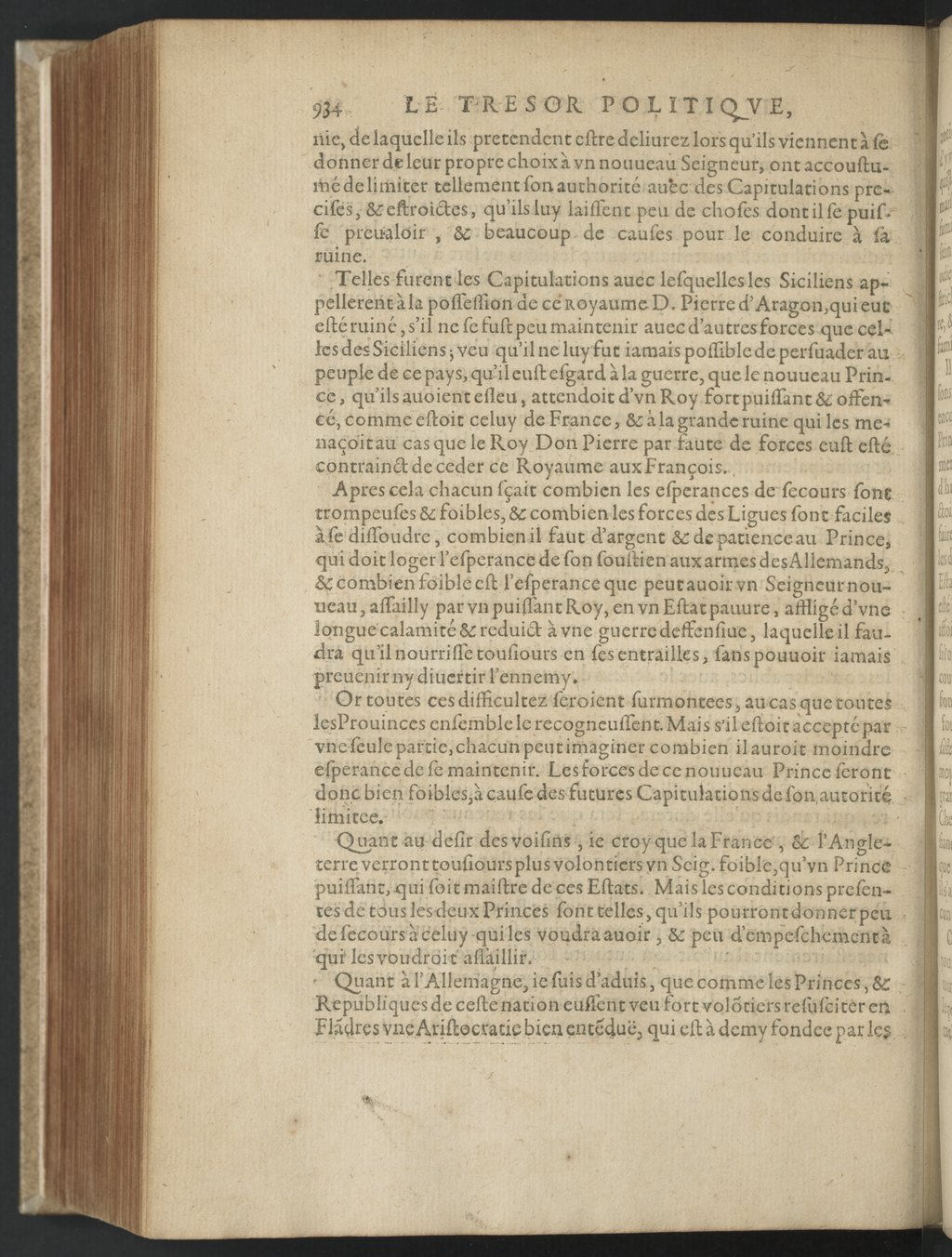 1608 - Nicolas Du Fossé - Trésor politique - BnF Tolbiac