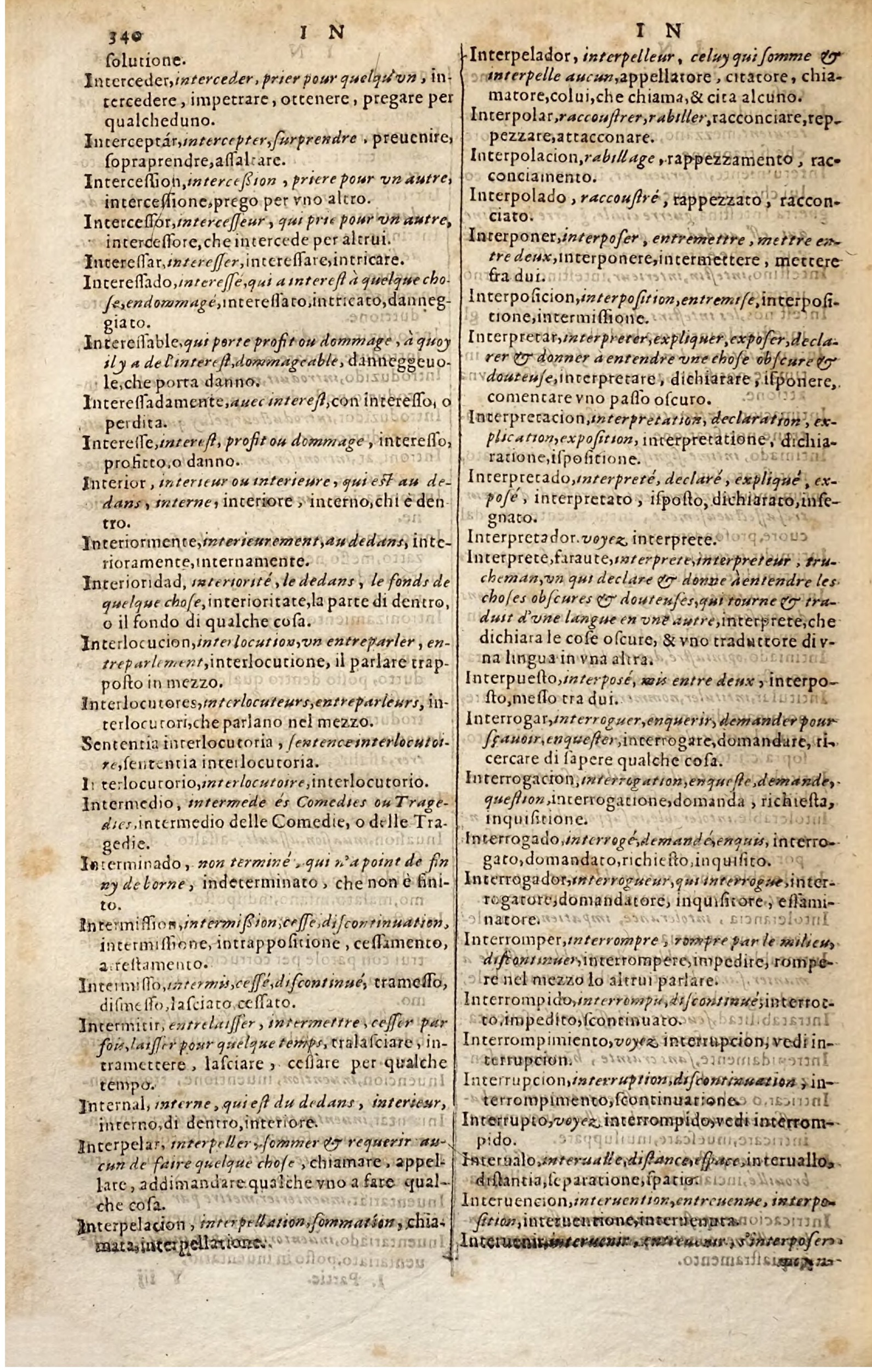 1627 - Jacques Crespin - Trésor des trois langues - Regensburg