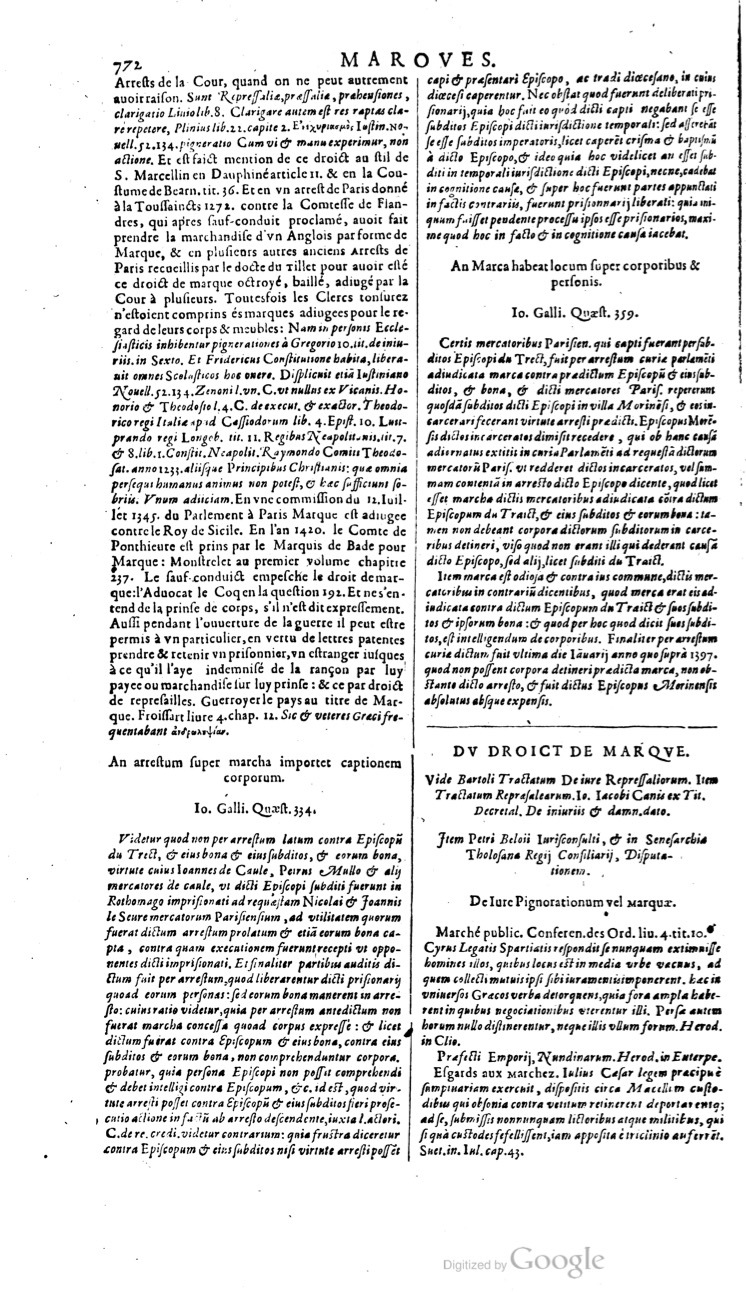 1629 - Veuve Nicolas Buon - Trésor du droit français (21754 T. 2) - BM Lyon