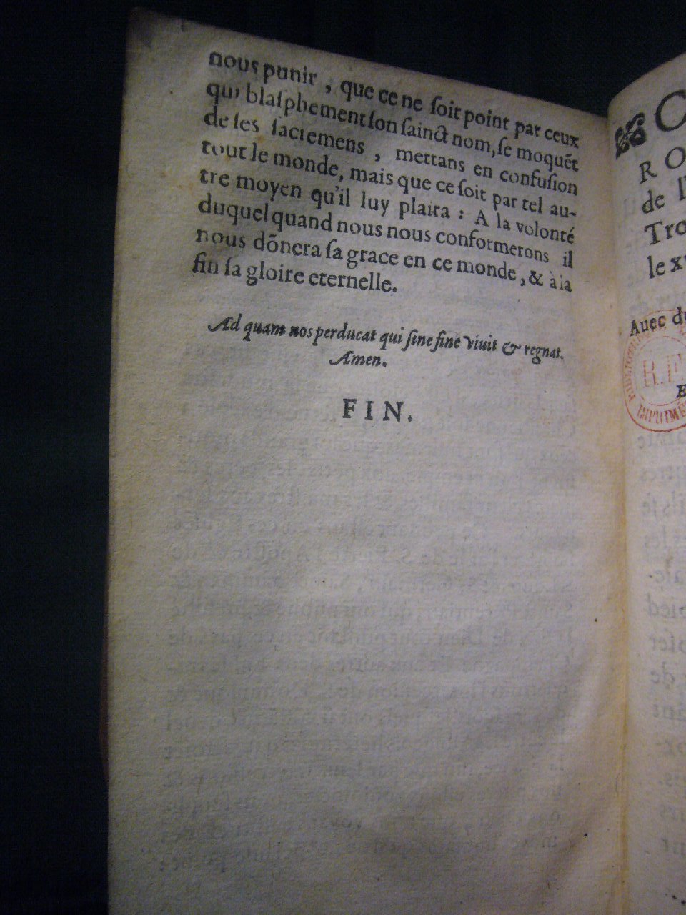 1590 - Jean Moreau - Discours du jubilé tiré du Trésor spirituel de l’Église - BnF