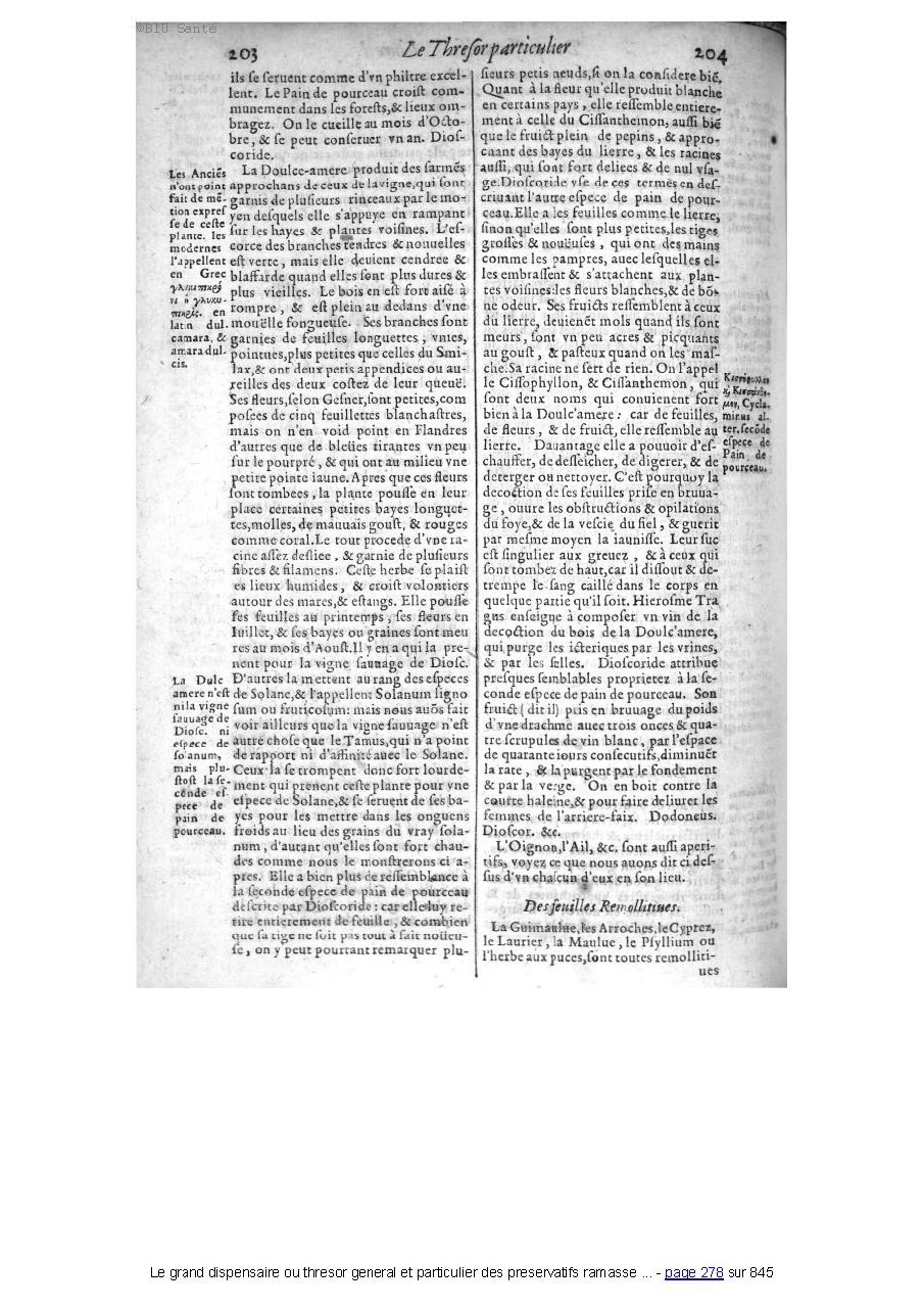 1609 - Étienne Gamonet - Grand dispensaire ou Trésor général et particulier des préservatifs - BIU Santé 1609 - Étienne Gamonet - Grand dispensaire ou Trésor général et particulier des préservatifs - BIU Santé