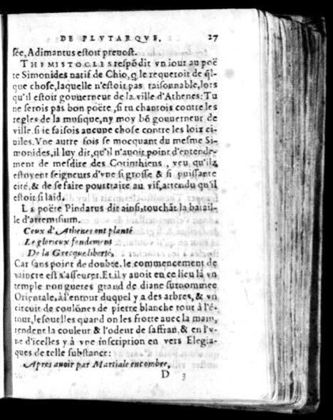 1574 - Benoît Rigaud - Trésor des vies de Plutarque - Avignon