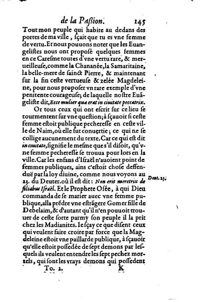 1607 - Nicolas Du Fossé - Trésor quadragésimal - T 02 - BM Lyon