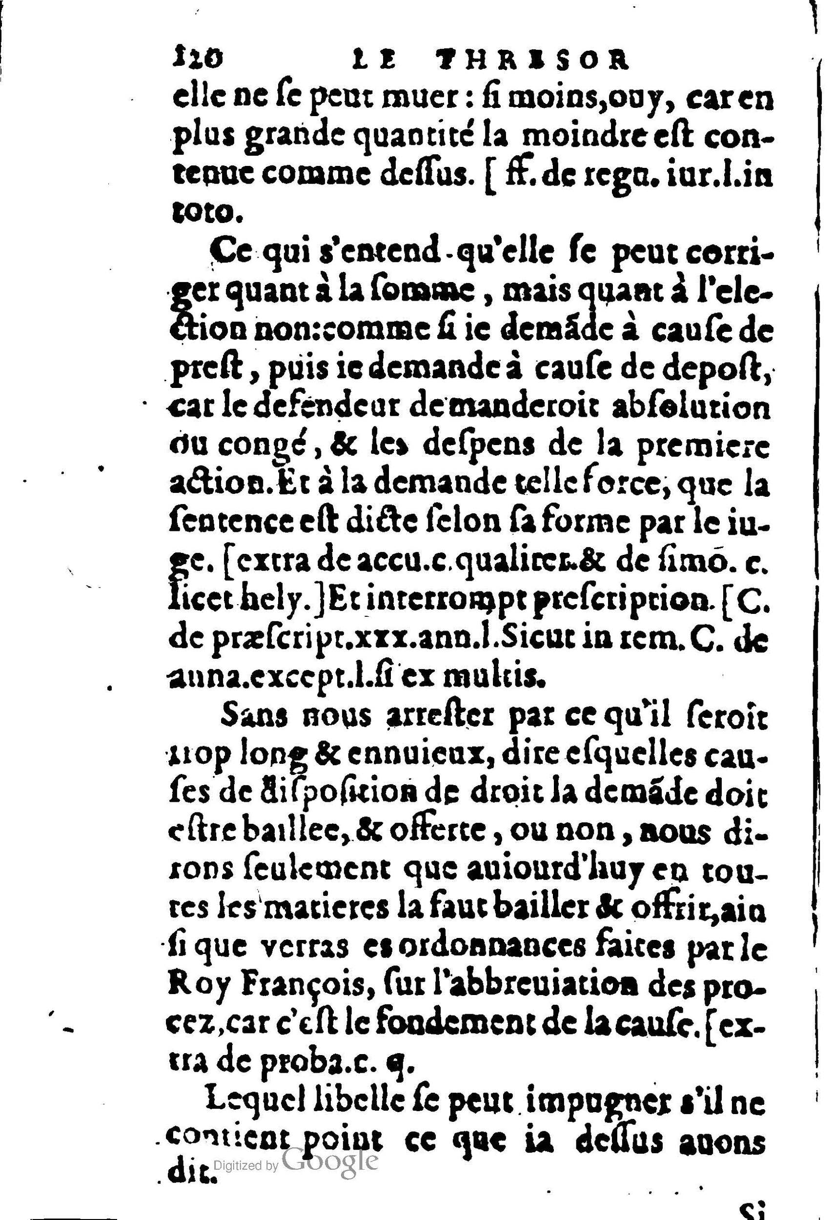1605 - Pierre Rigaud - Trésor de pratique pour les juges - BM Lyon 1605 - Pierre Rigaud - Trésor de pratique pour les juges - BM Lyon