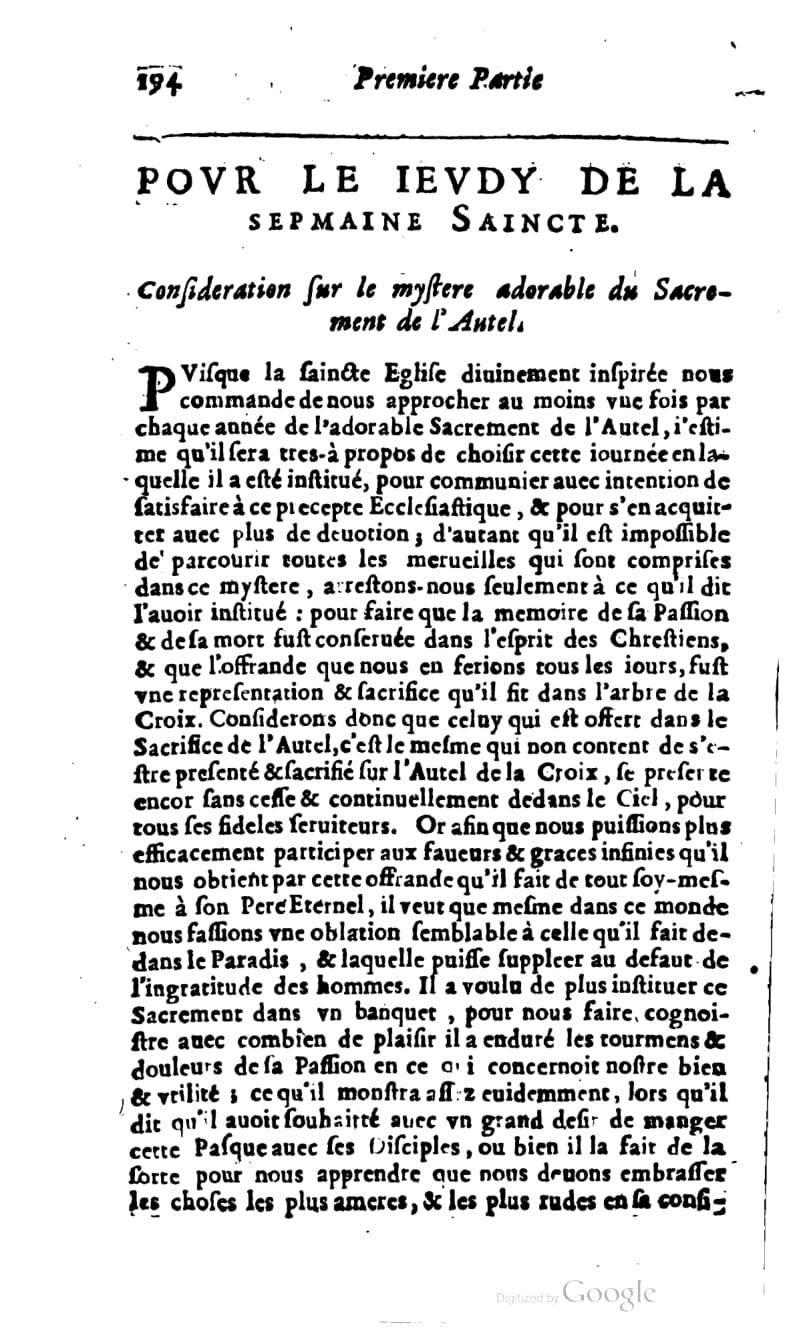 1637 - s.n. - Trésor spirituel des âmes religieuses - BM Lyon