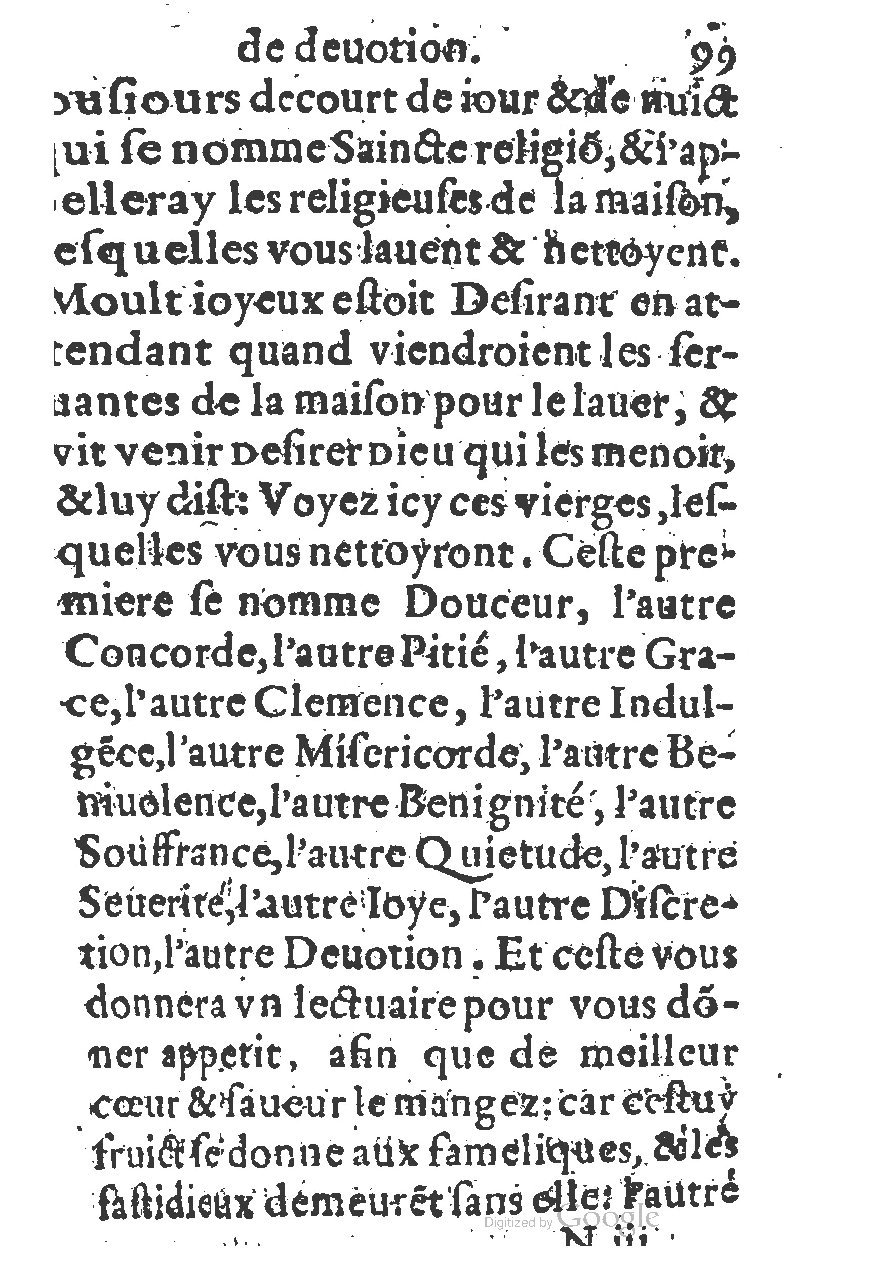 1578 - Guillaume Chaudière - Trésor de dévotion traitant de plusieurs belles vertus - BM Lyon