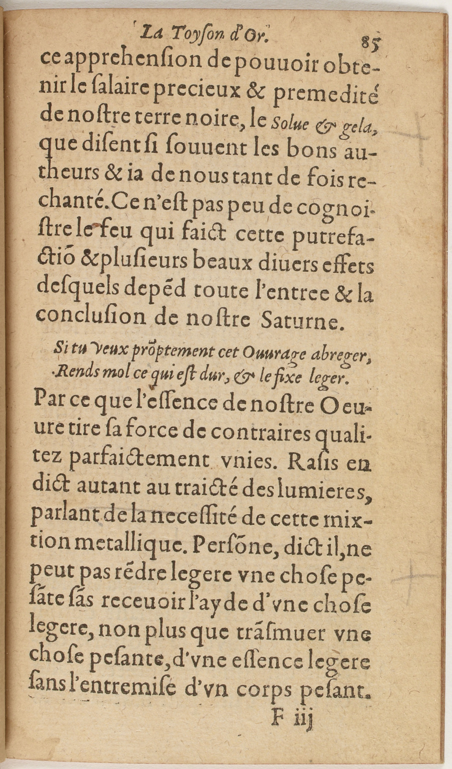 1612 - Charles Sevestre - Toison d’or ou la fleur des Trésors - BnF