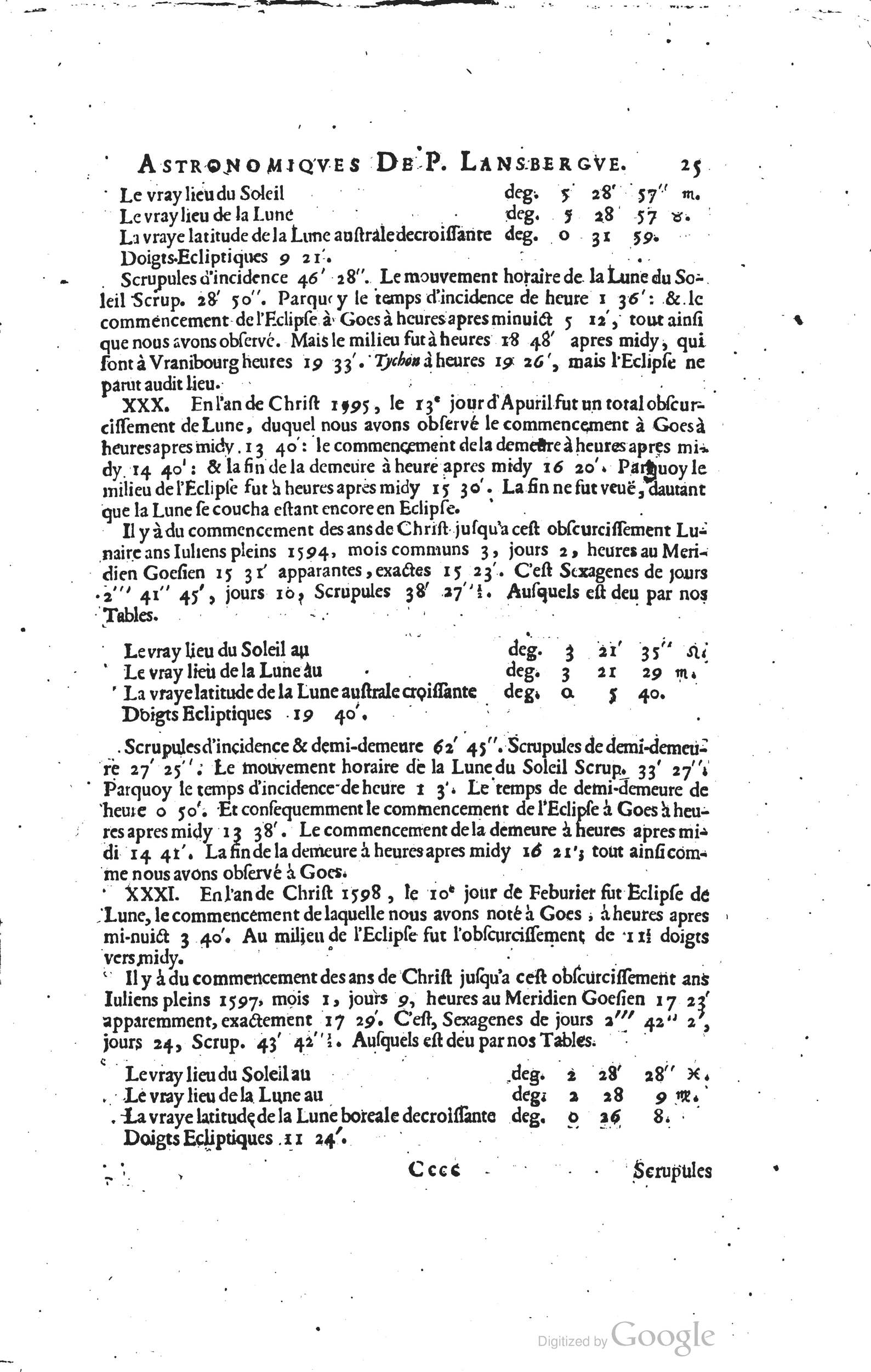 1634 - Zacharie Roman - Les Tables perpétuelles - Universiteit Leiden