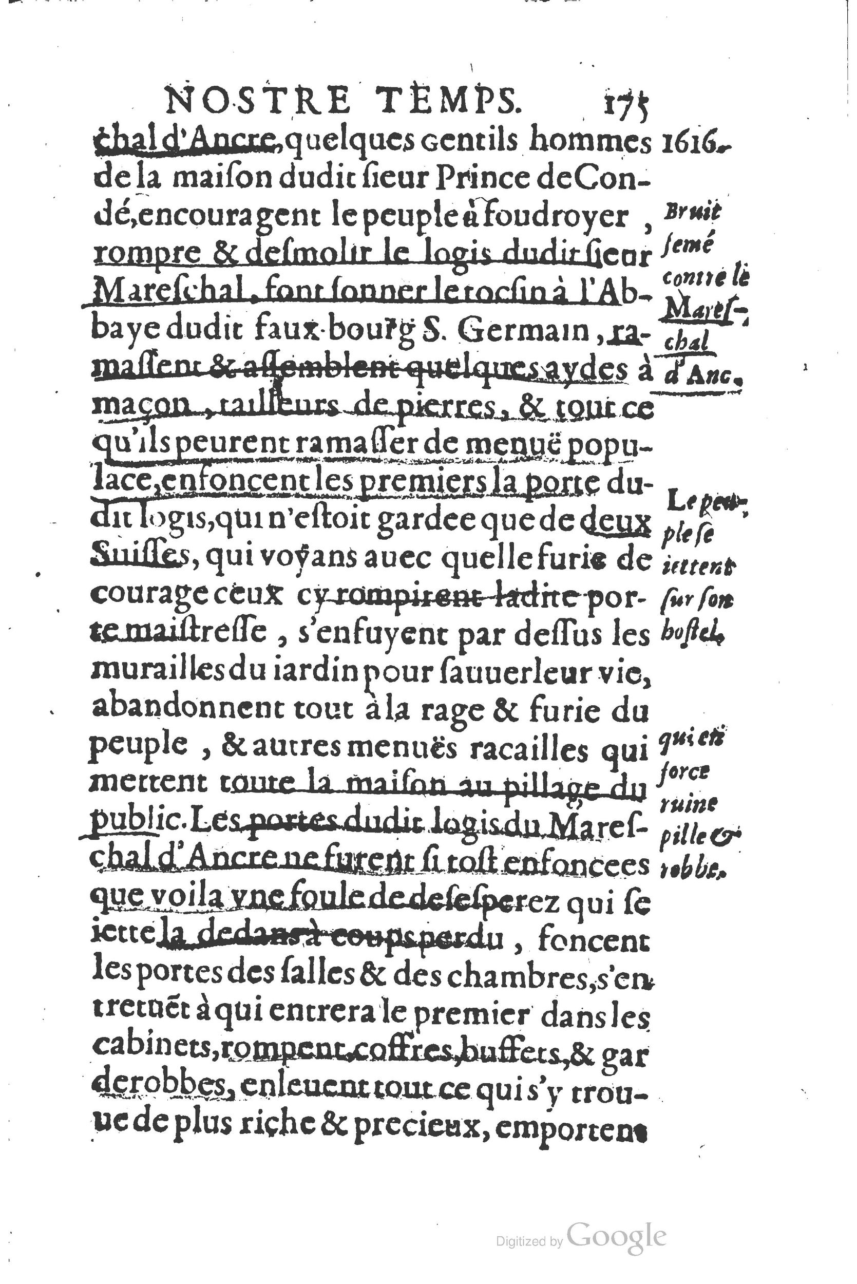 1626 - Joseph Bouillerot - Trésor de l’histoire générale de notre temps - BSB Munich