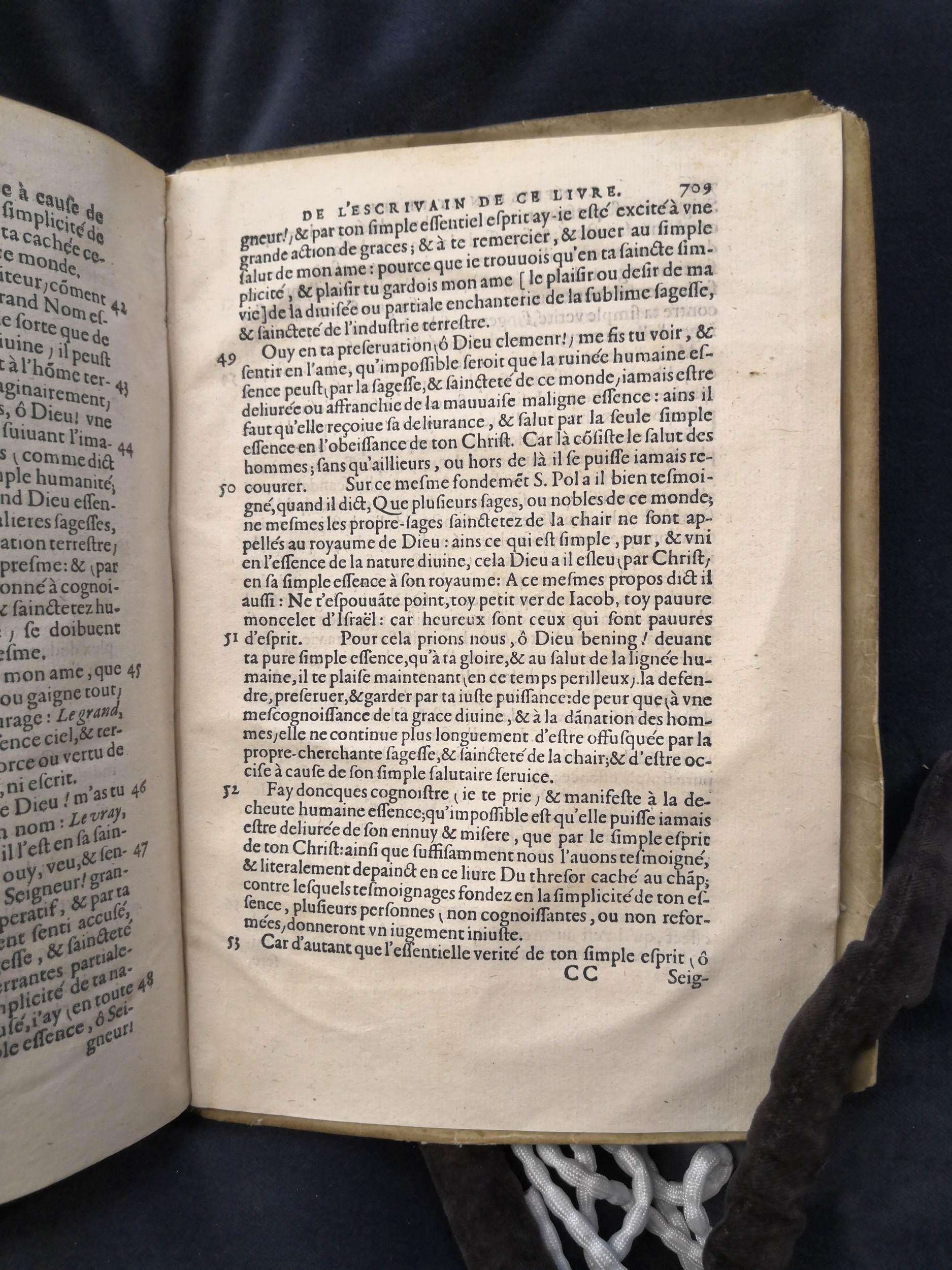 1581c. - Christophe Plantin - Le Livre des témoignages du Trésor caché au champ - Anvers Musée Plantin-Moretus