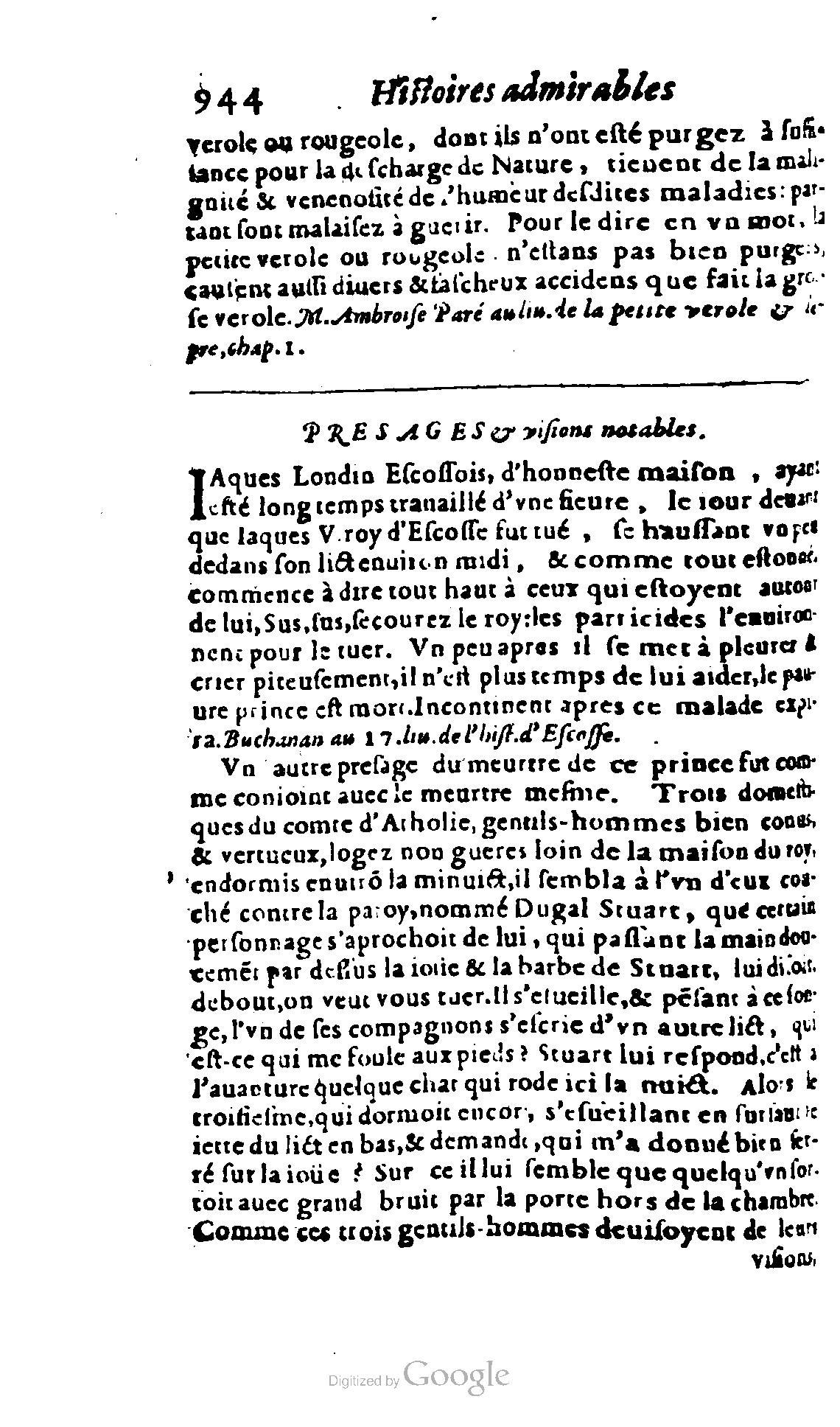 1620 - Samuel Crespin - Trésor d’histoires admirables et mémorables - BCU Lausanne