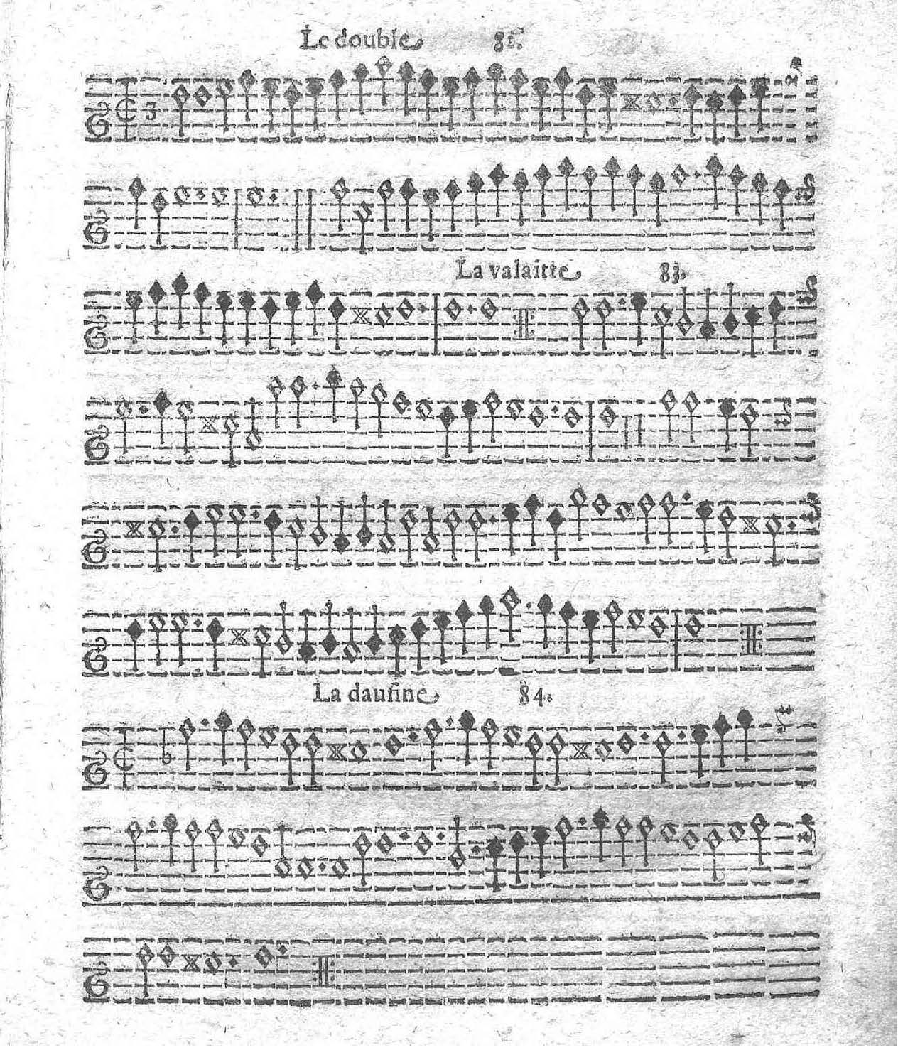 1621 - Jehan Weidnern - Trésor de toutes sortes de danses nouvelles à la française, allemande, espagnole, et italienne, à cinq et six parties - Vatican Apostolic Library