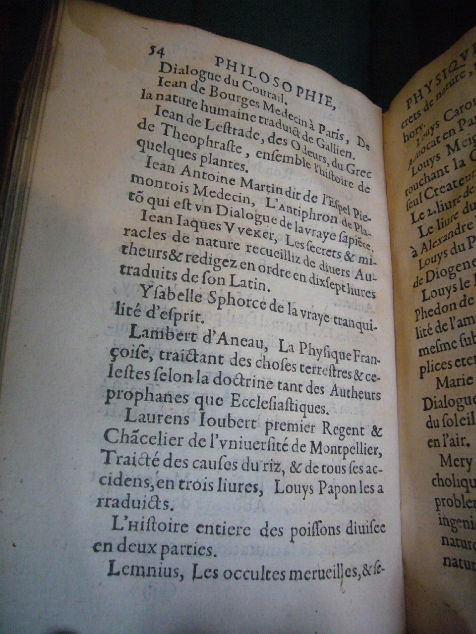 1602 - François Jacquin - Trésor des bons esprits français - BnF Arsenal