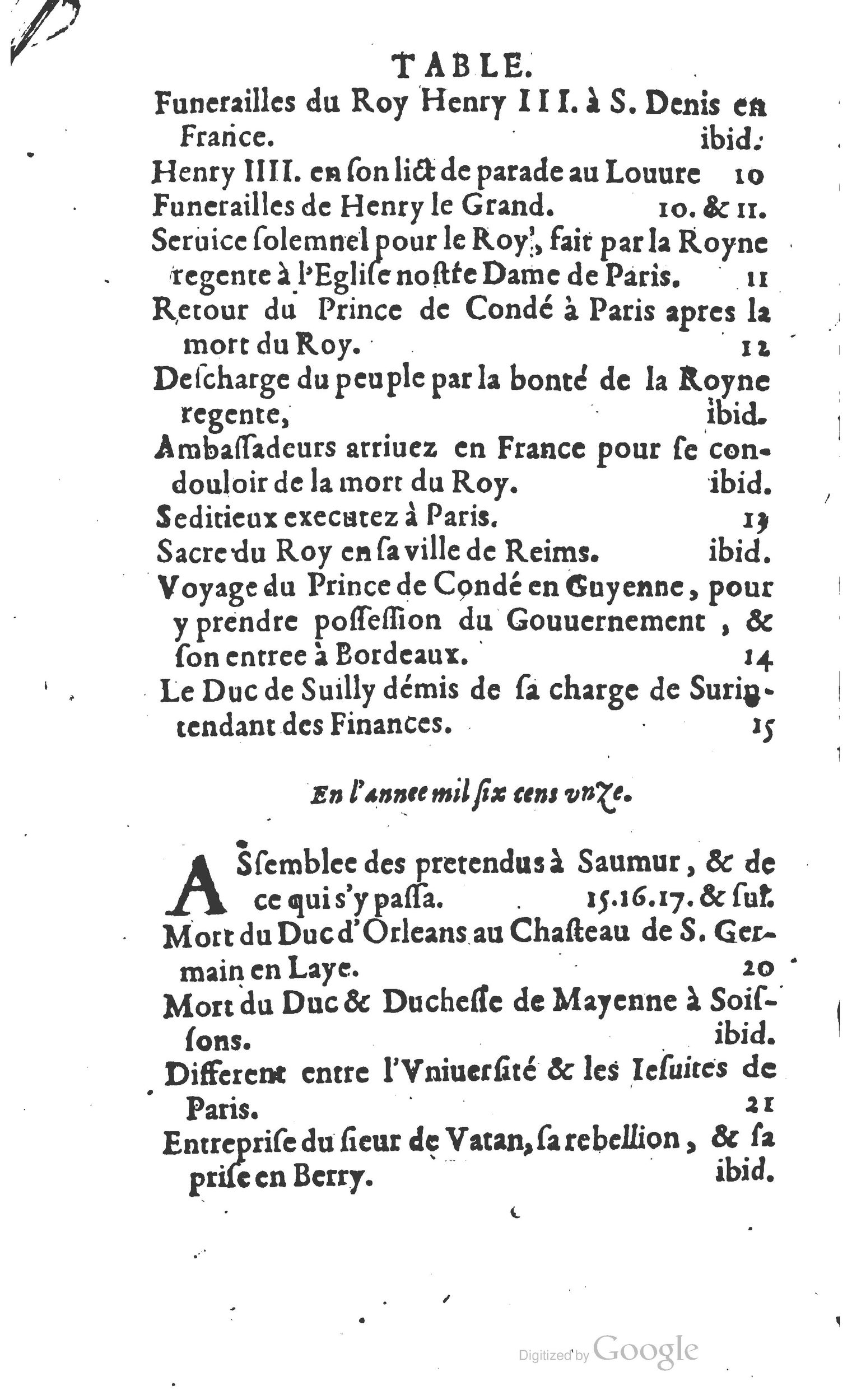 1624 - Joseph Bouillerot - Trésor de l’histoire générale de notre temps - BM Lyon