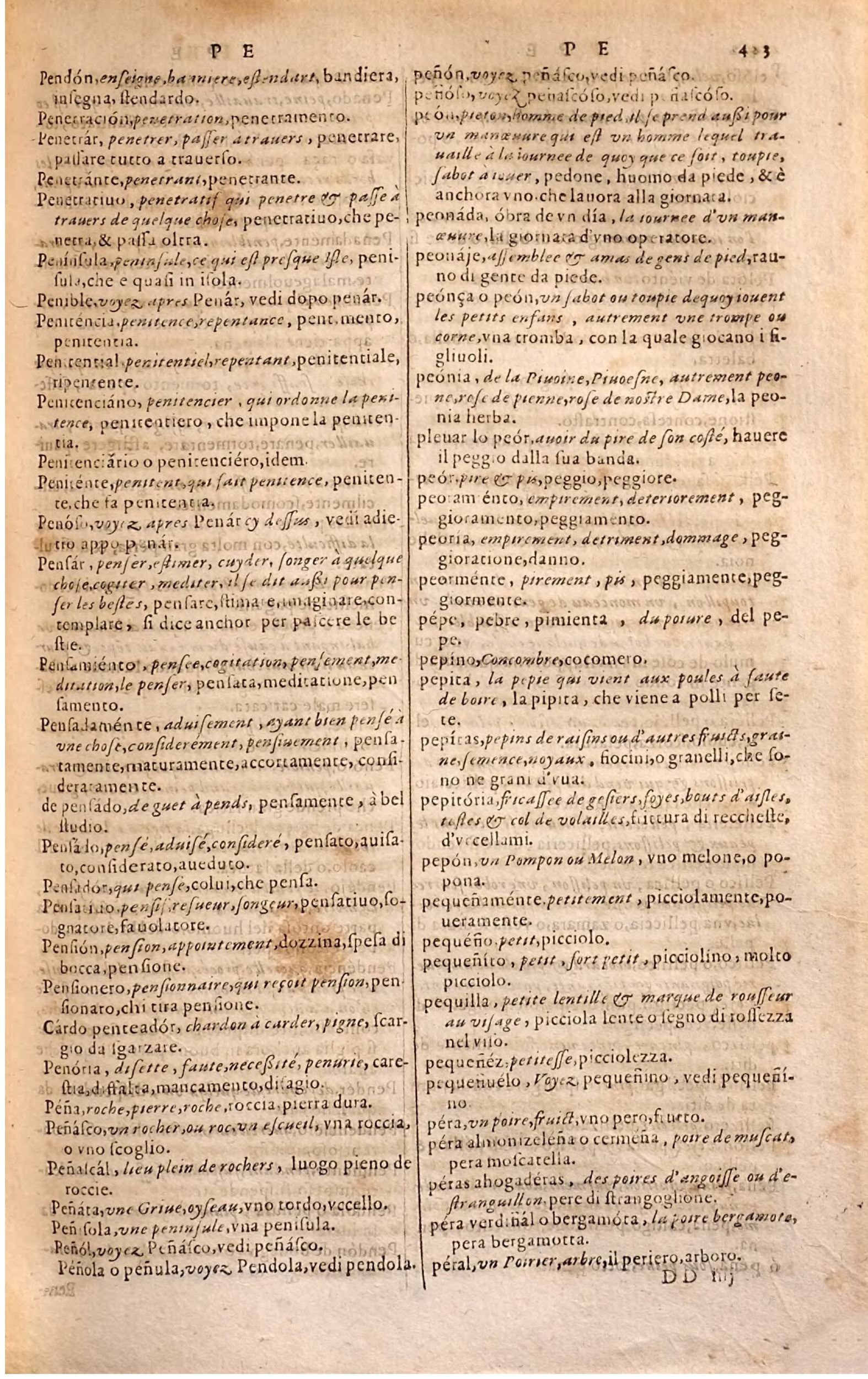 1627 - Jacques Crespin - Trésor des trois langues - Regensburg