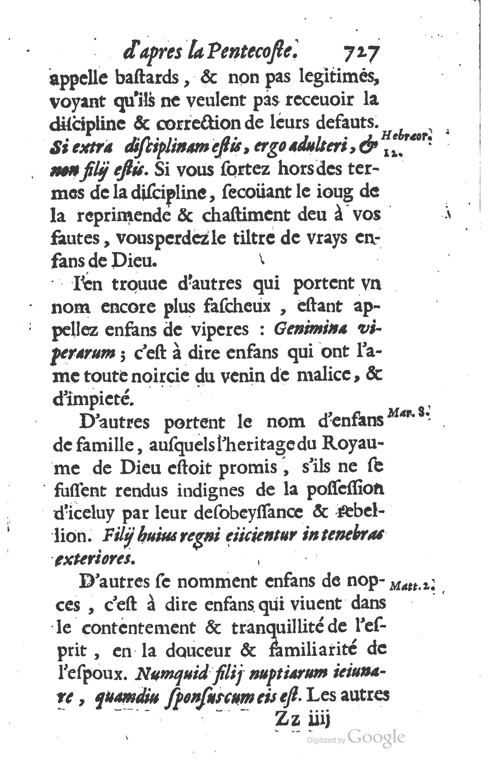 1629 - Manassés de Préaulx - Sermons ou Trésors de la piété chrétienne - BM Lyon