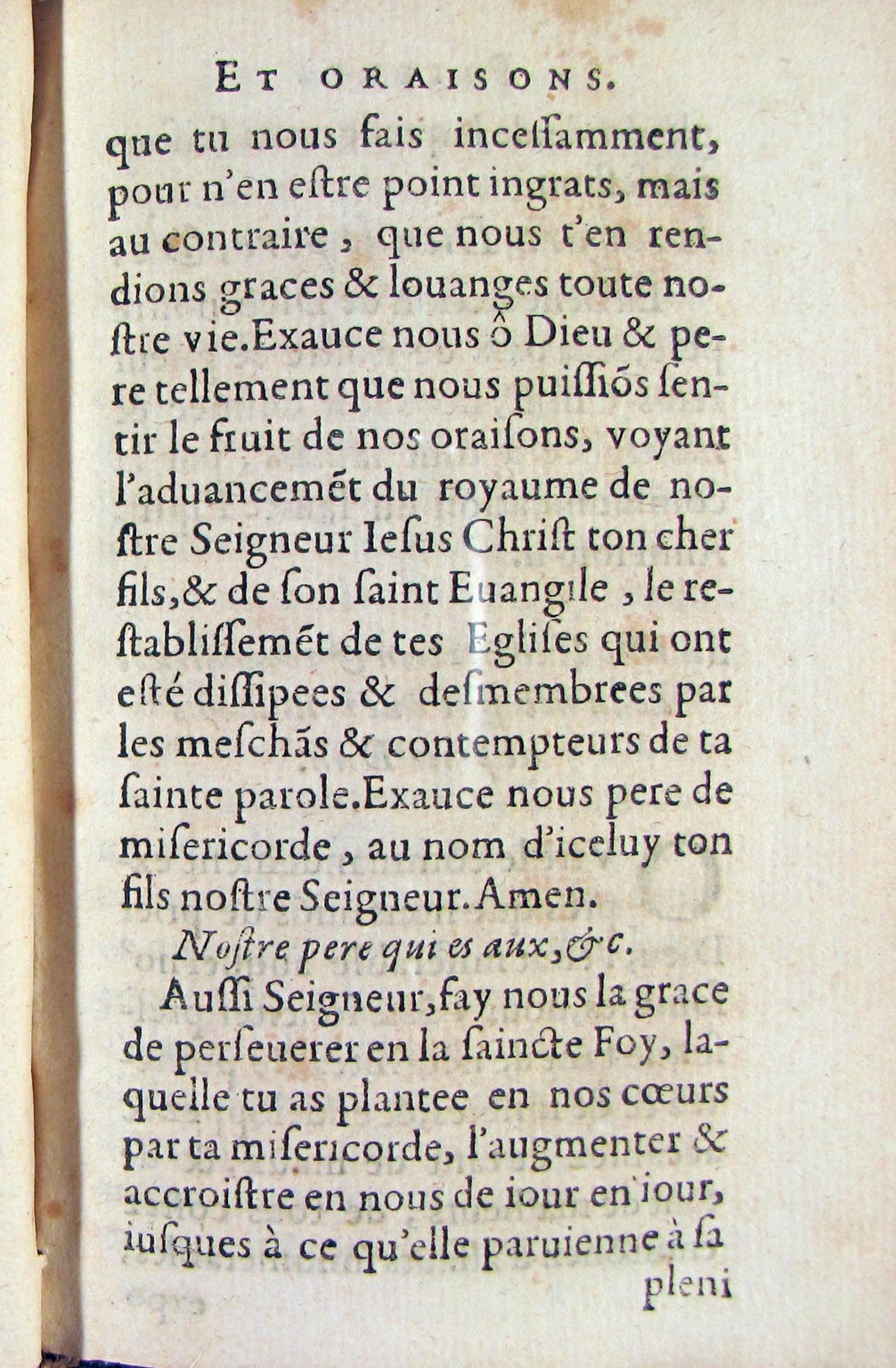 1572 - Antoine Certia - Trésor des prières, oraisons et instructions chrétiennes - Nîmes