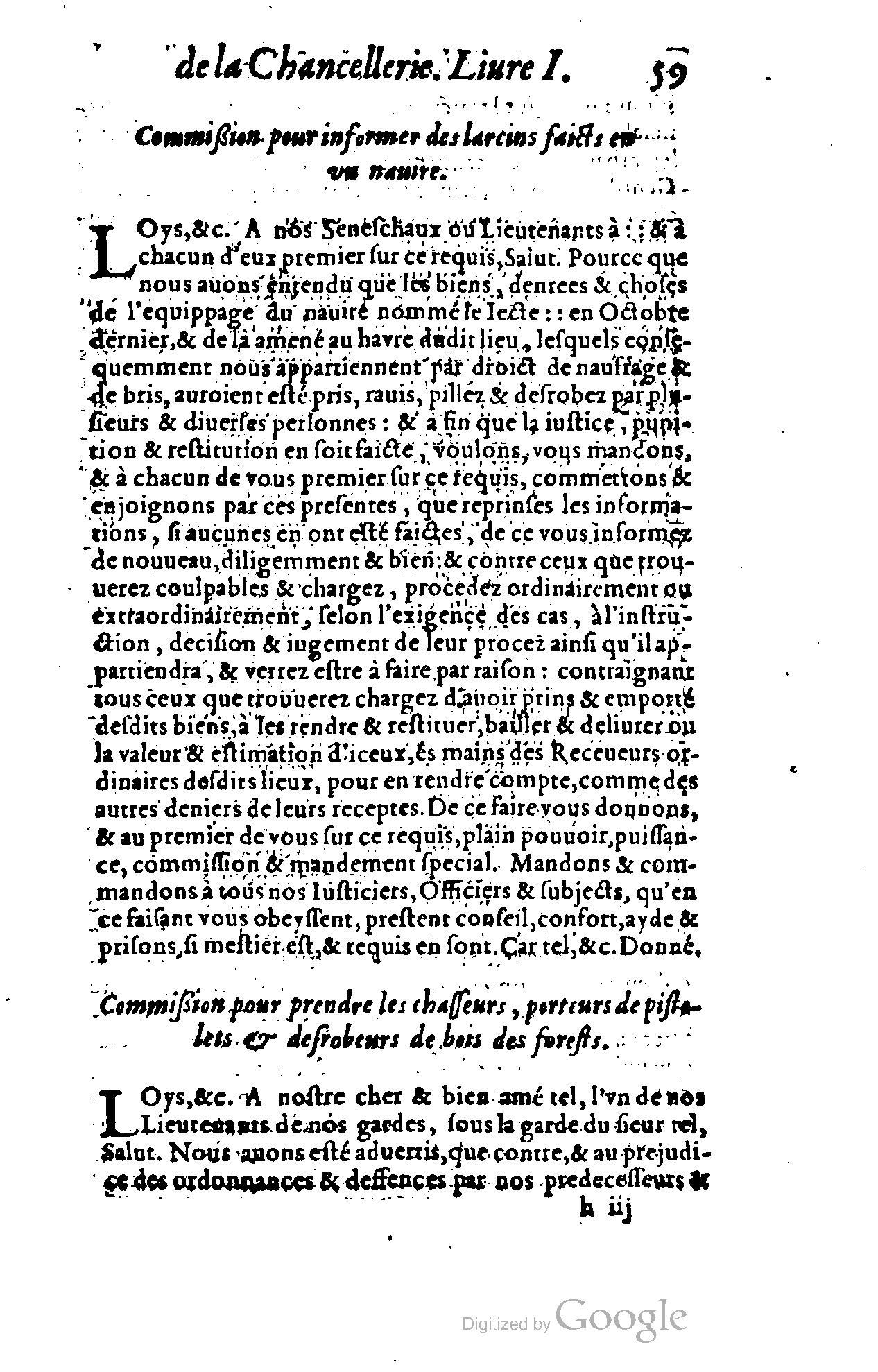 1614 - Jean Richer - Trésor du nouveau style et protocole de la chancellerie de France - BSB Munich