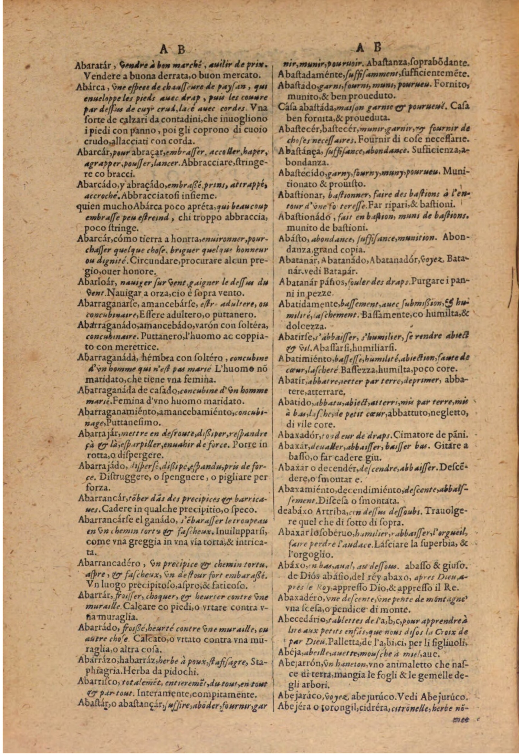 1606 Samuel Crespin Thresor des trois langues, francoise, italiene et espagnolle - BSB-006.jpeg