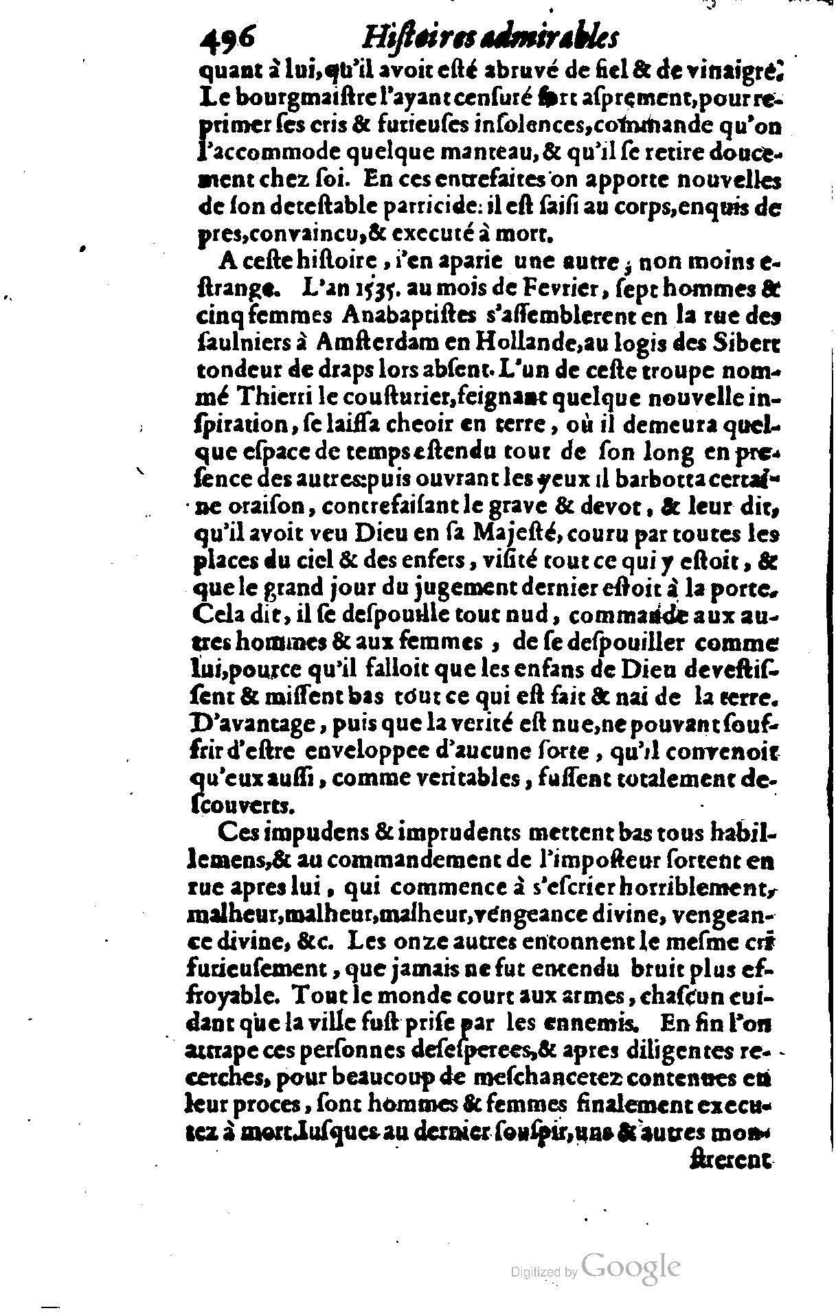 1628 - Jacques Crespin - Trésor d’histoires admirables et mémorables - BSB Munich