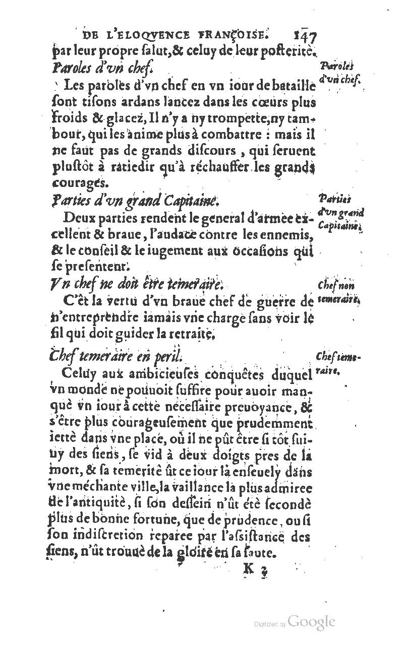 1610 - Louis Coste - Trésor de l’éloquence française (Seconde partie) - BM Lyon