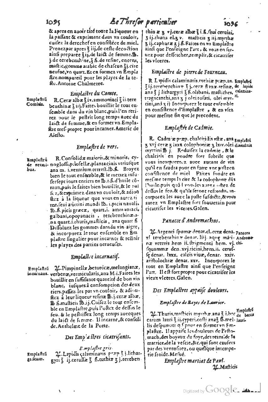 1616 - Étienne Gamonet - Grand trésor ou dispensaire - BSB Munich
