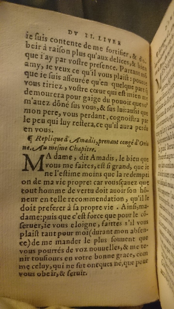 1563 - Jacques Kerver et Jean Ruelle - Trésor des Amadis - British Library