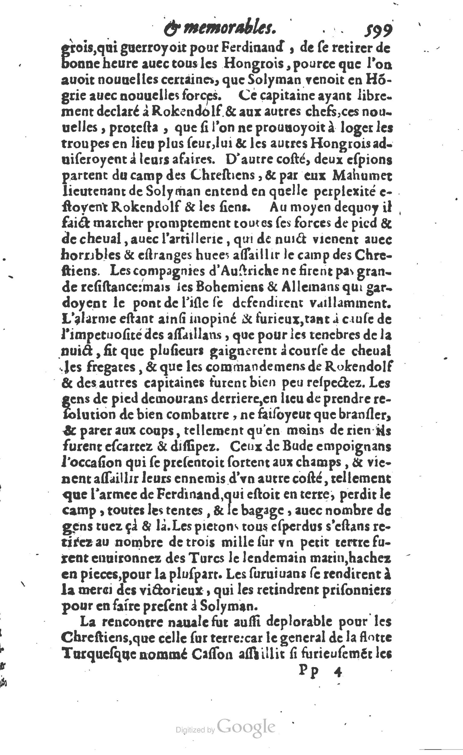 1610 - Paul Marceau - Trésor d’histoires admirables et mémorables - Princeton