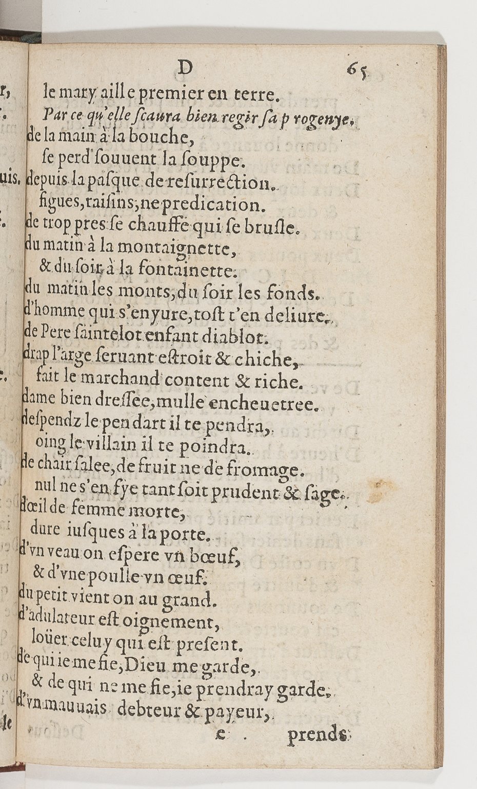 1577 - Jean d’Ogerolles - Trésor de sentences dorées - BnF Arsenal