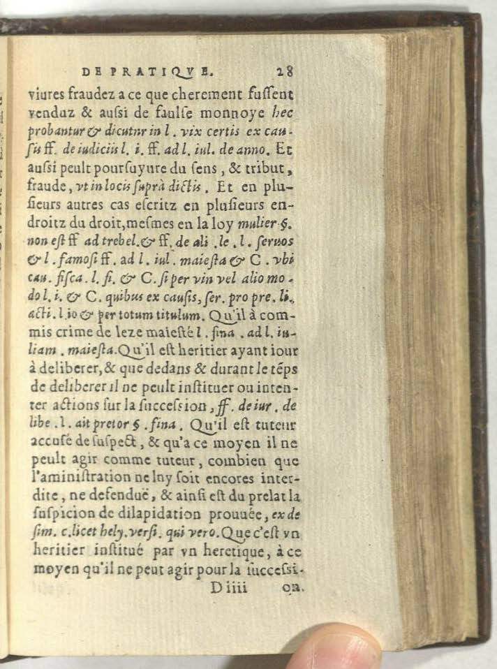 1552 - Vincent Sertenas - Trésor de pratique pour les juges - Kansas University 1552 - Vincent Sertenas - Trésor de pratique pour les juges - Kansas University