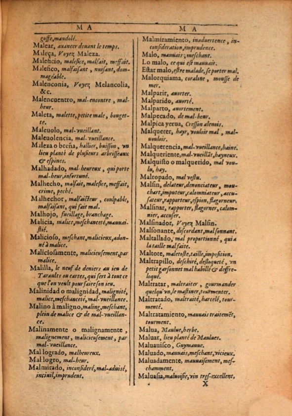 1607 - Marc Orry - Trésor des deux langues espagnole et française (Première et Seconde parties) - ÖNB Wien