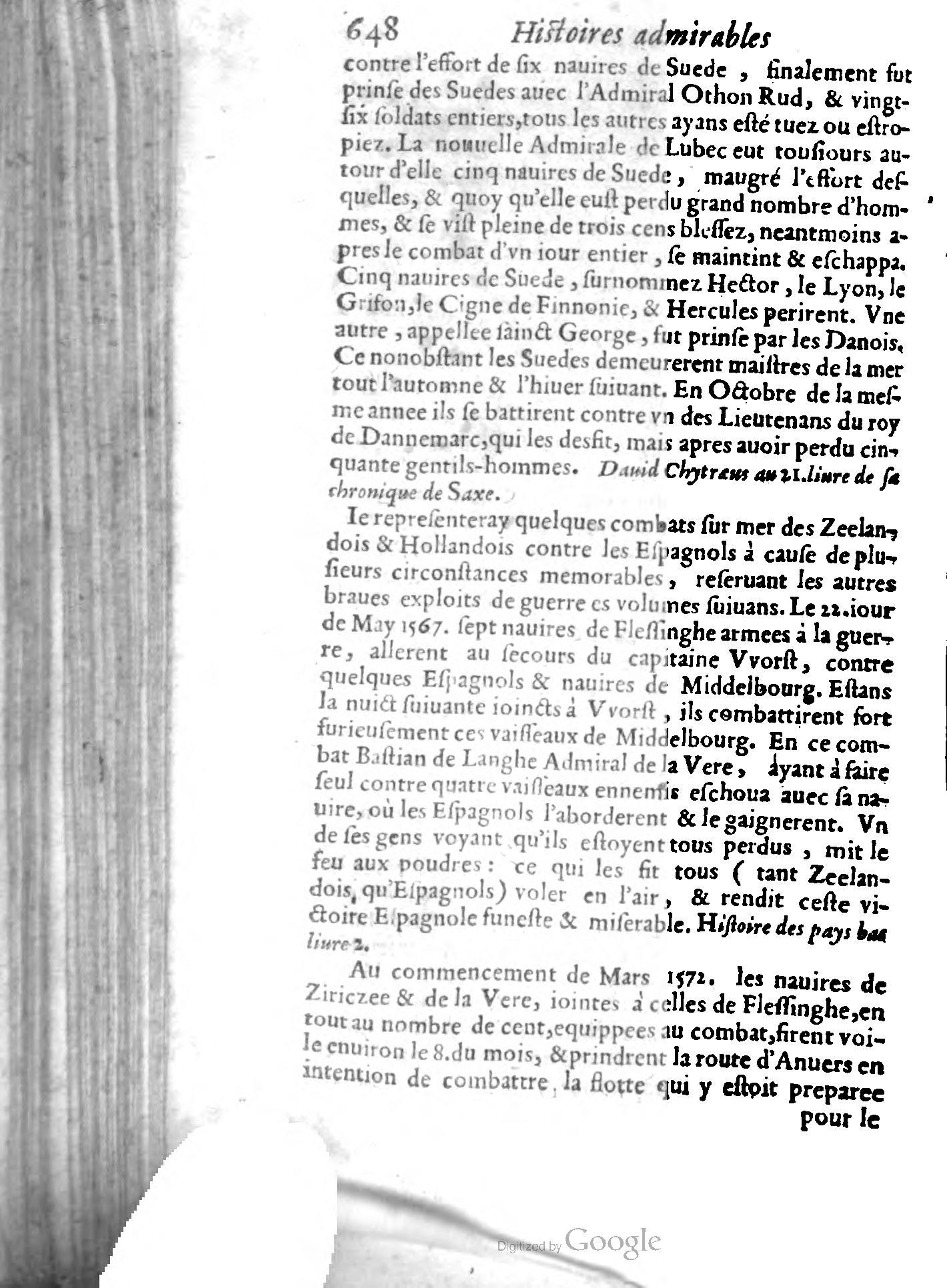 1620 - Samuel Crespin - Trésor d’histoires admirables et mémorables - BCU Lausanne 1620 - Samuel Crespin - Trésor d’histoires admirables et mémorables - BCU Lausanne