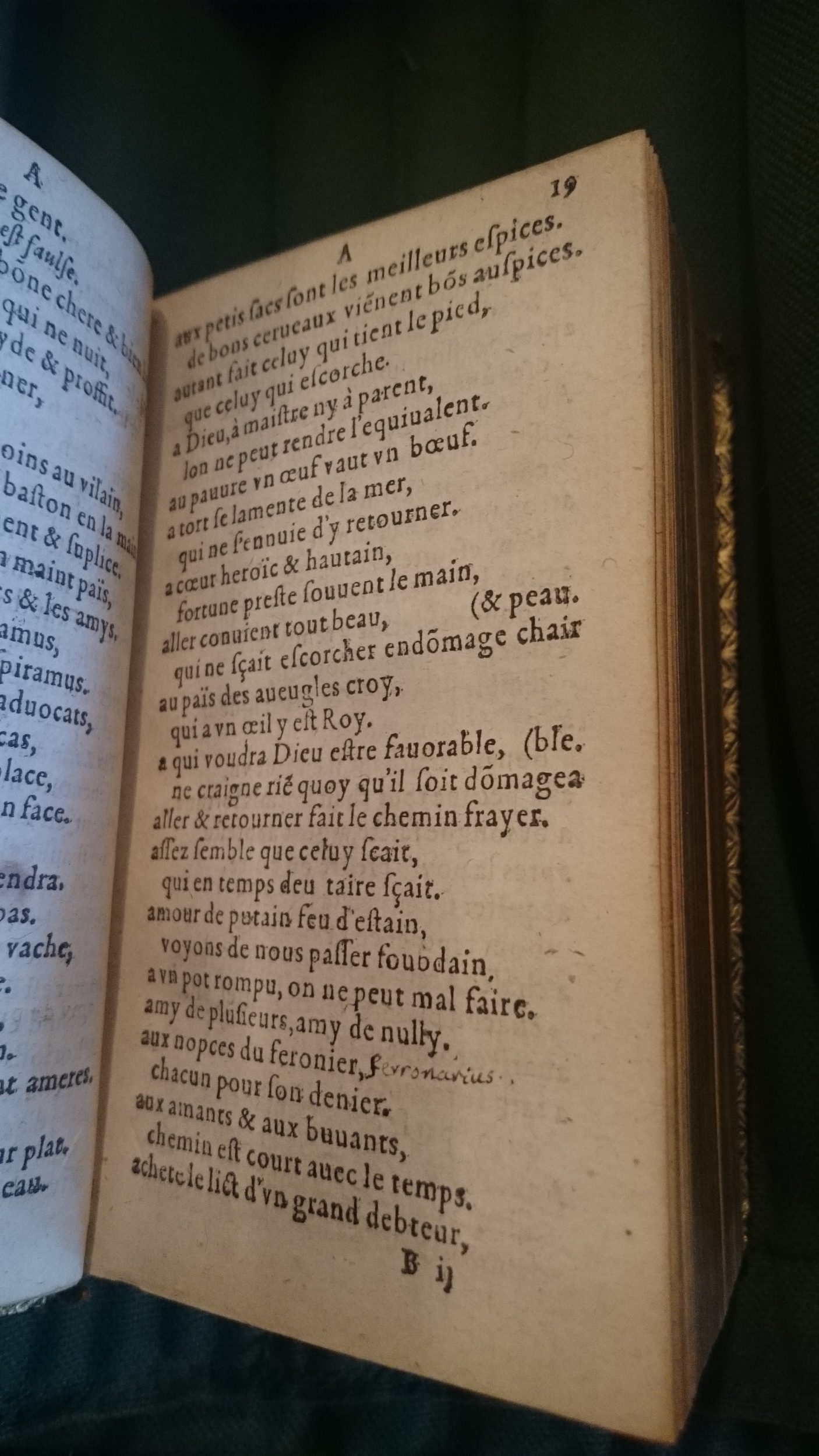 1582 - Nicolas Bonfons - Trésor des sentences dorées - BnF Arsenal 1582 - Nicolas Bonfons - Trésor des sentences dorées - BnF Arsenal