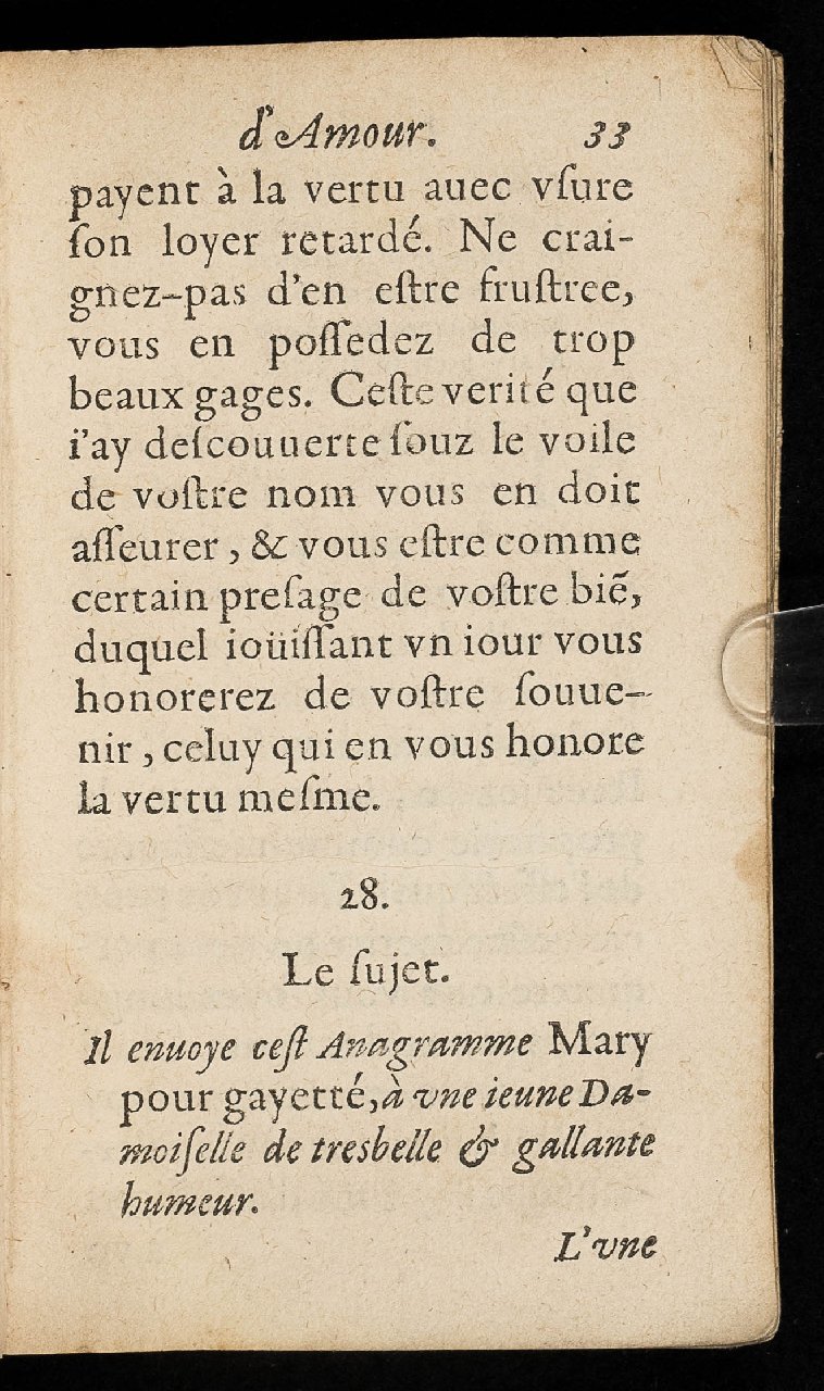 1597 - Thibaud Ancelin - Trésor d’amour - Stuttgart
