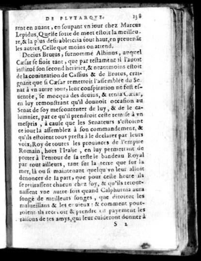 1574 - Benoît Rigaud - Trésor des vies de Plutarque - Avignon