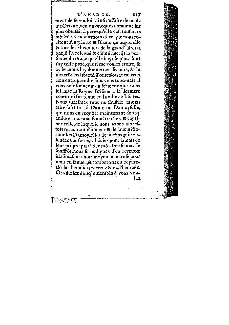 1572 - Veuve Gabriel Cotier - Trésor des Amadis - BM Lyon 1572 - Veuve Gabriel Cotier - Trésor des Amadis - BM Lyon