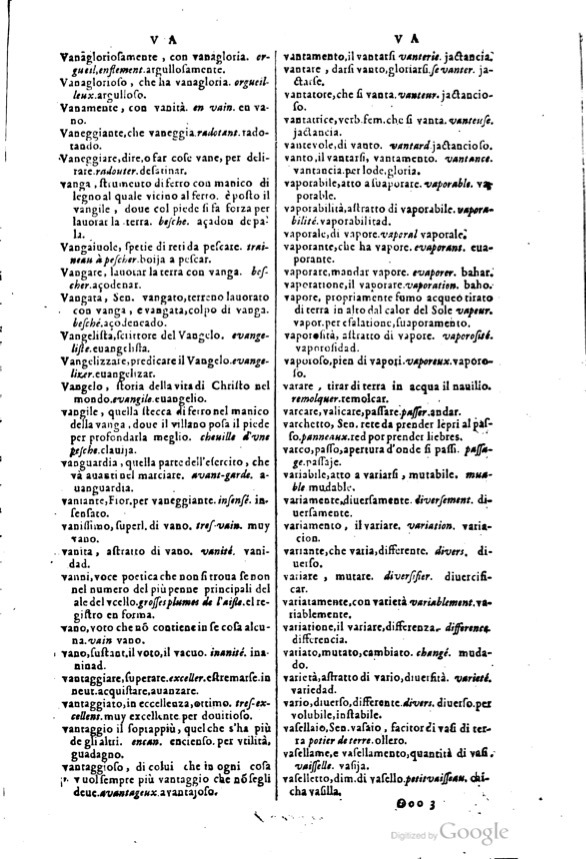 1617 - Samuel Crespin - Trésor des trois langues espagnole, française et italienne (3 parties) - Ohio