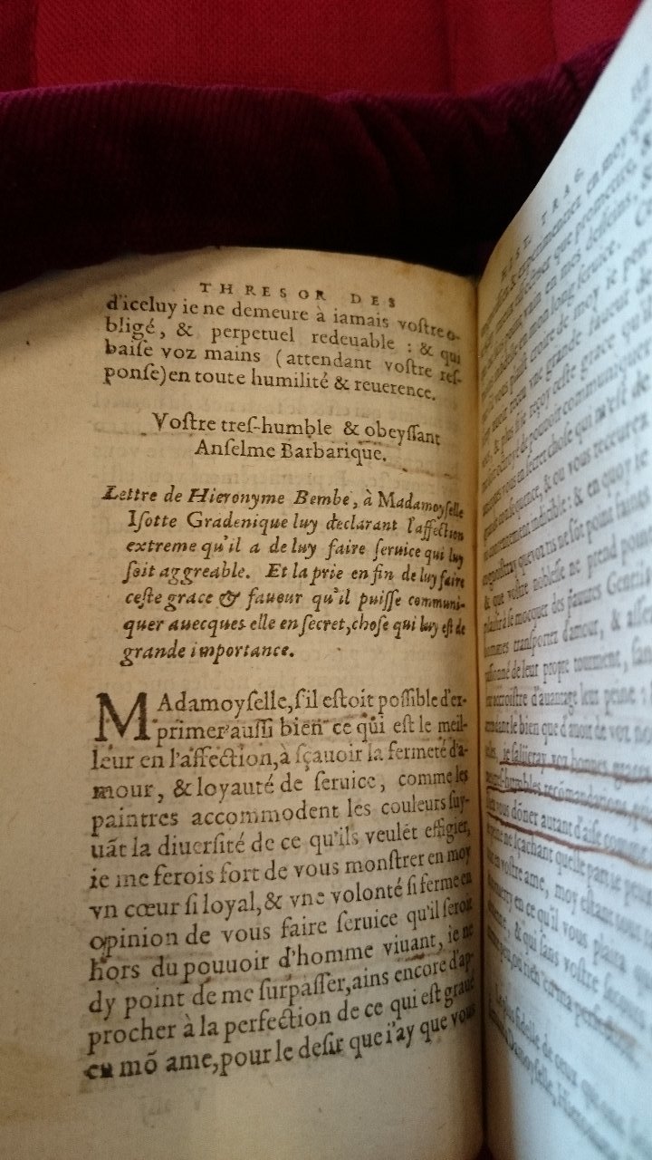 1581 - Pierre Le Voirier et Gervais Mallot - Trésor des histoires tragiques - BnF Richelieu