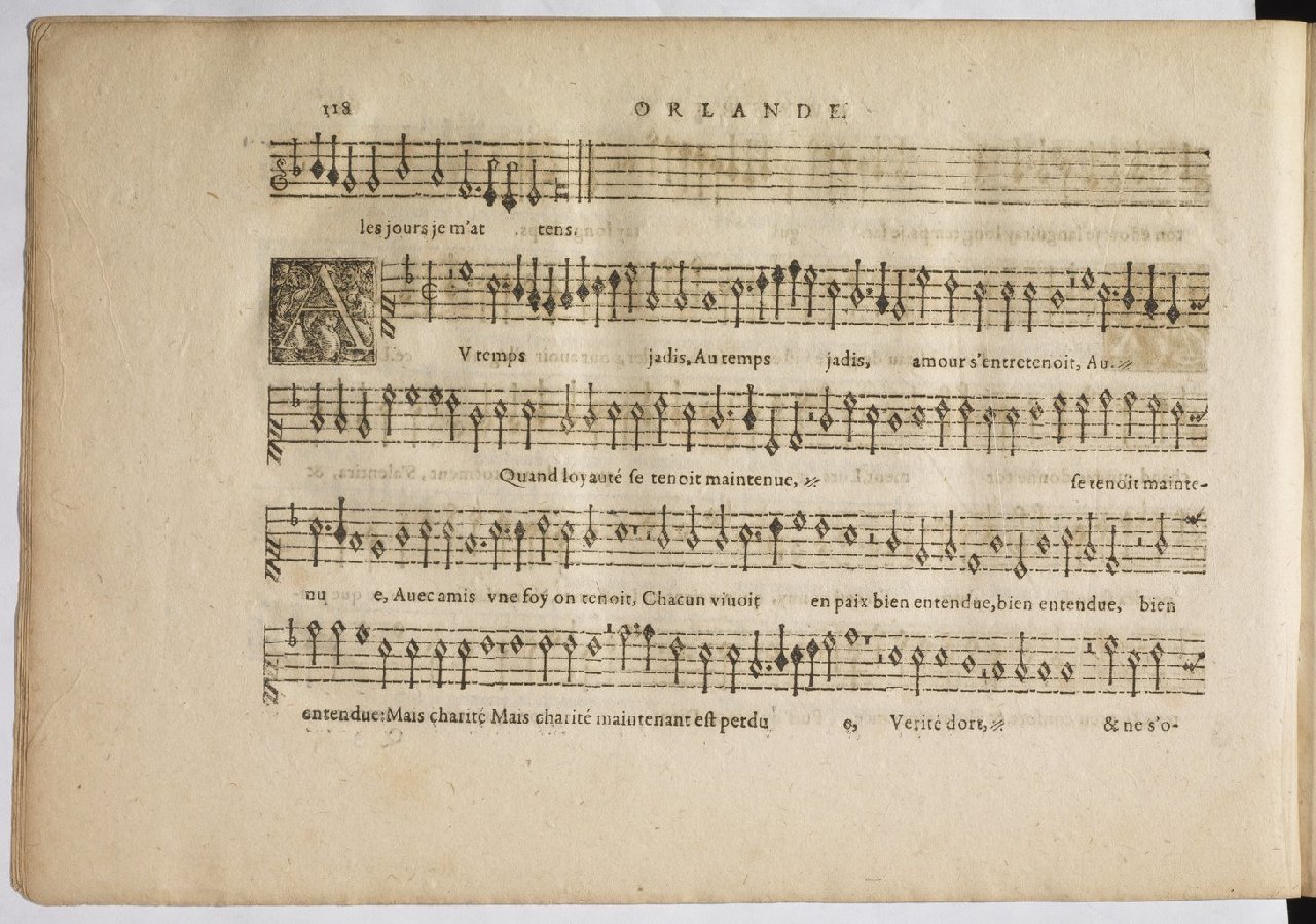 1594 - Paul Marceau - Trésor de musique d&#039;Orlande de Lassus, Superius, Bassus, Tenor, Quinta pars - BnF