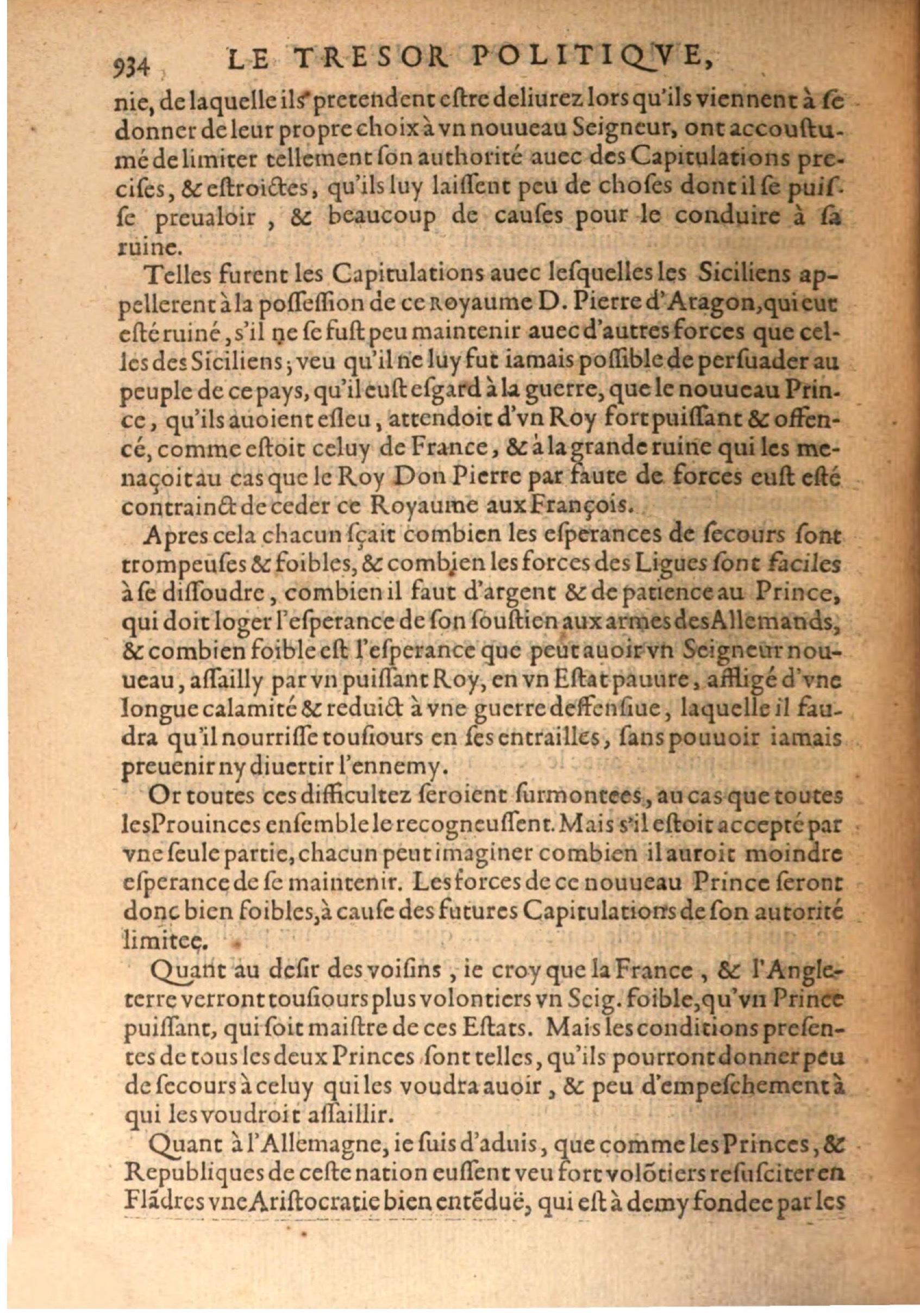 1608 - Pierre Chevalier - Trésor politique - BSB Munich