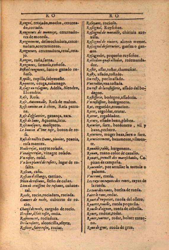 1607 - Marc Orry - Trésor des deux langues espagnole et française (Première et Seconde parties) - ÖNB Wien
