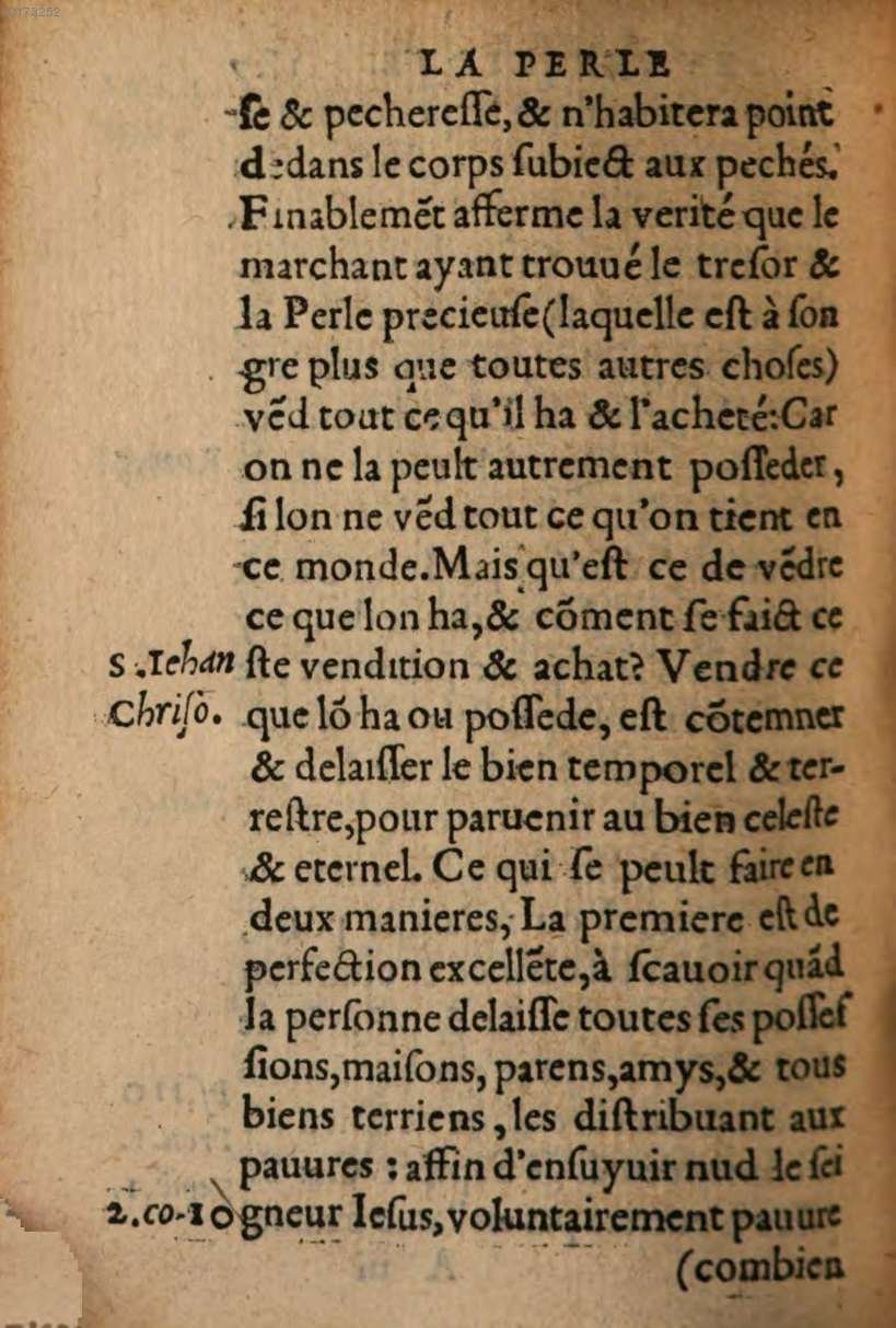 1548 - René Avril et Vivant Gaulterot - Perle précieuse évangélique et Trésor divin - BSB Munich